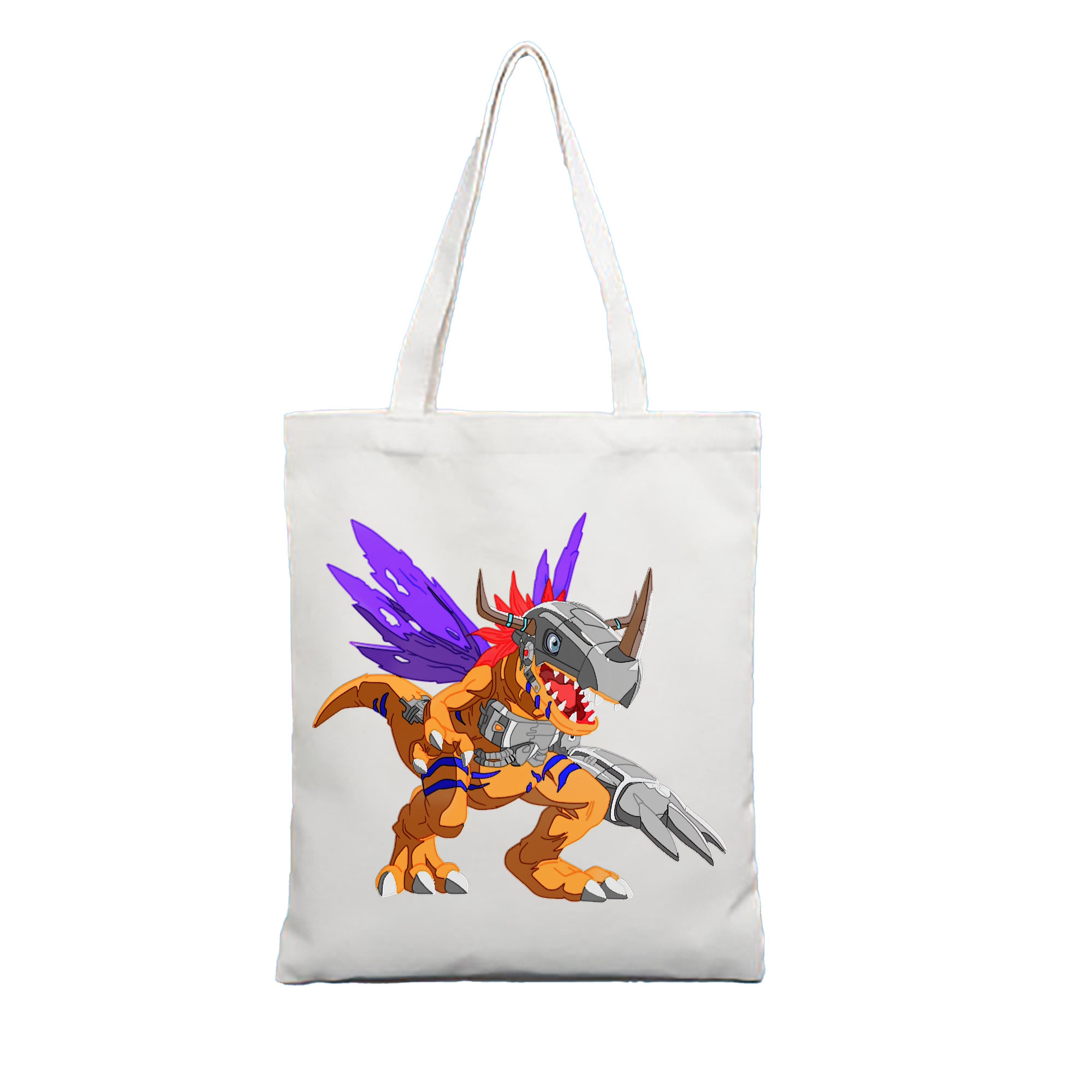 （画像用） Digimon デジタルモンスター/デジモン 縦型キャンバス生地手提げバッグ　トートバッグ