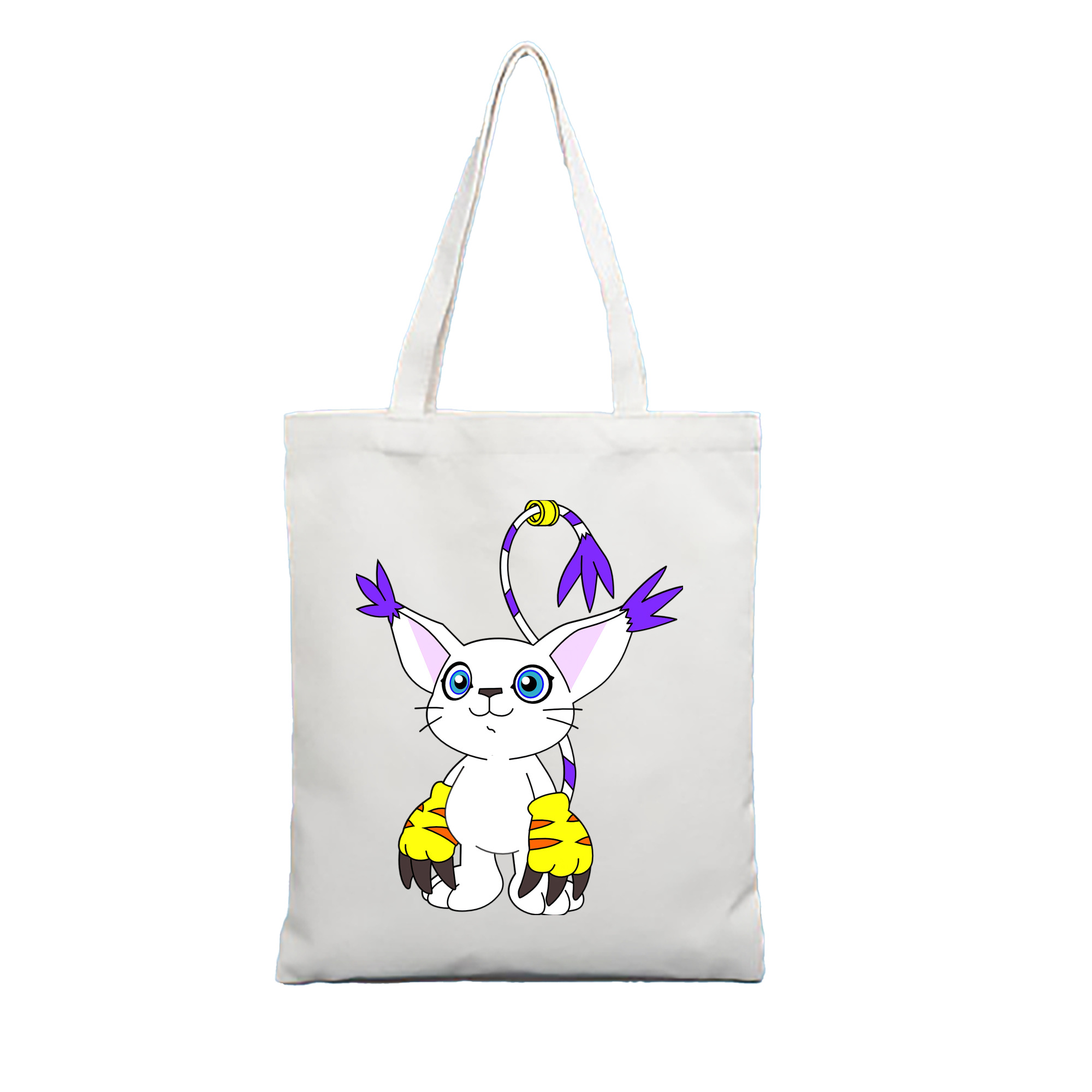 （画像用） Digimon デジタルモンスター/デジモン 縦型キャンバス生地手提げバッグ　トートバッグ