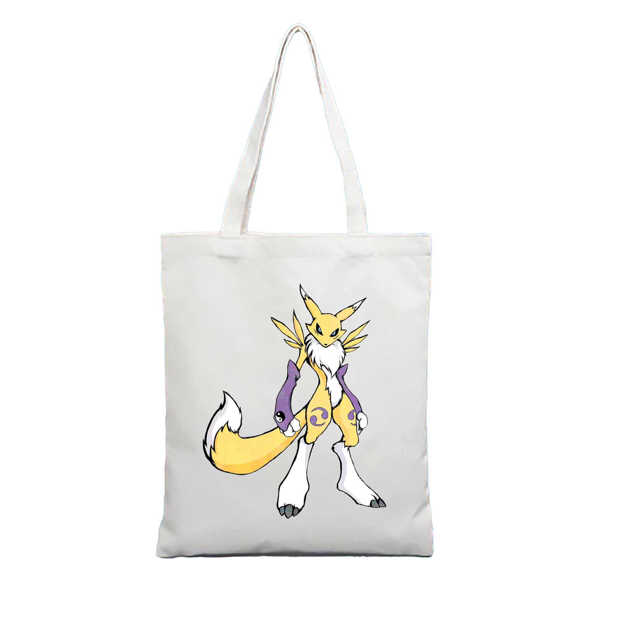（画像用） Digimon デジタルモンスター/デジモン 縦型キャンバス生地手提げバッグ　トートバッグ