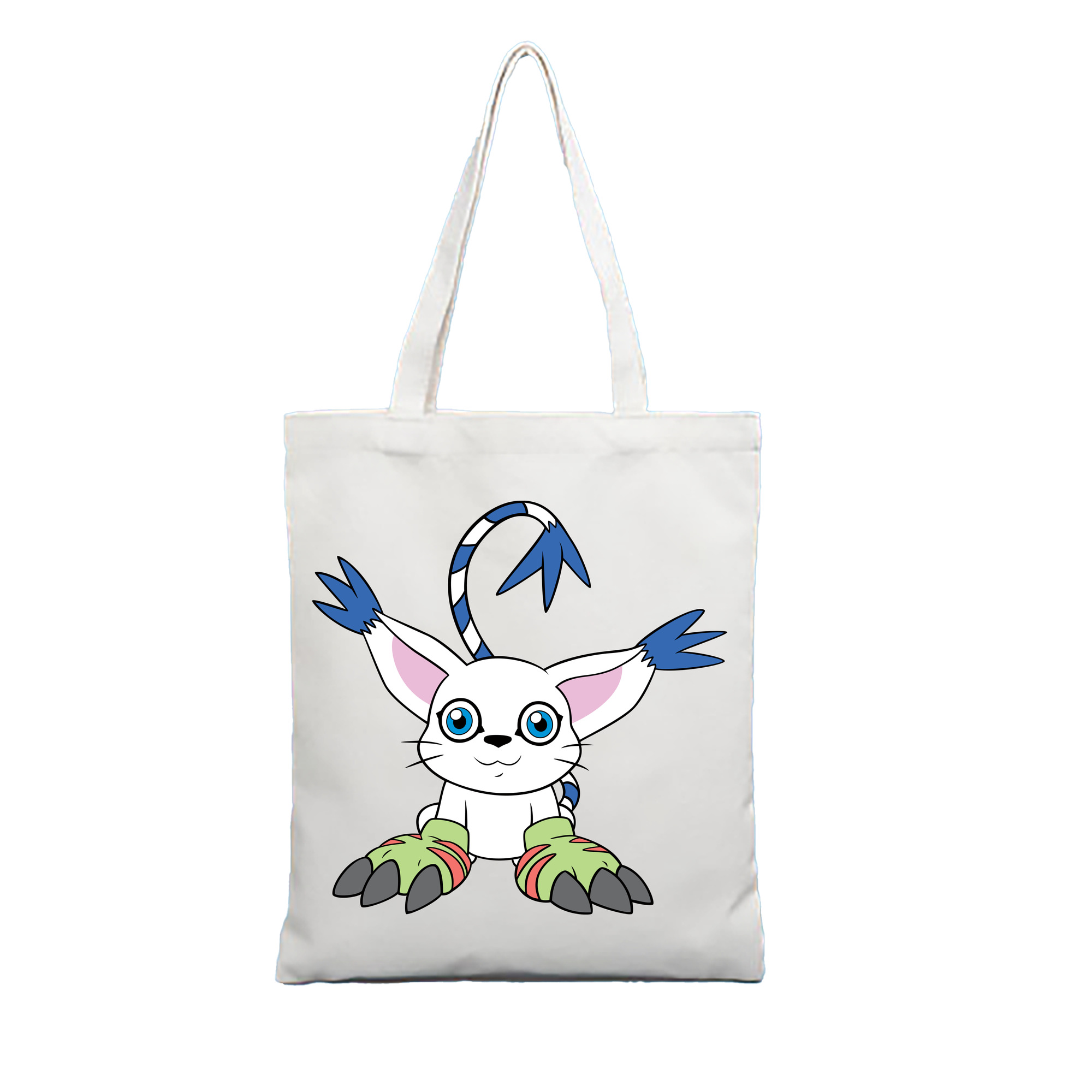 （画像用） Digimon デジタルモンスター/デジモン 縦型キャンバス生地手提げバッグ　トートバッグ