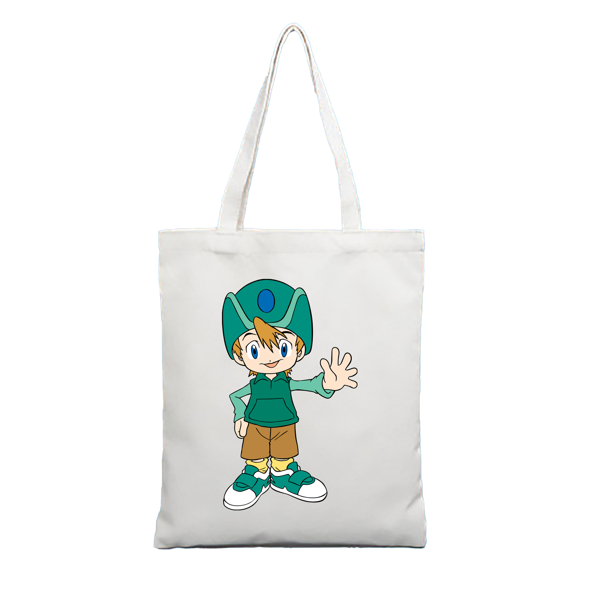 （画像用） Digimon デジタルモンスター/デジモン 縦型キャンバス生地手提げバッグ　トートバッグ