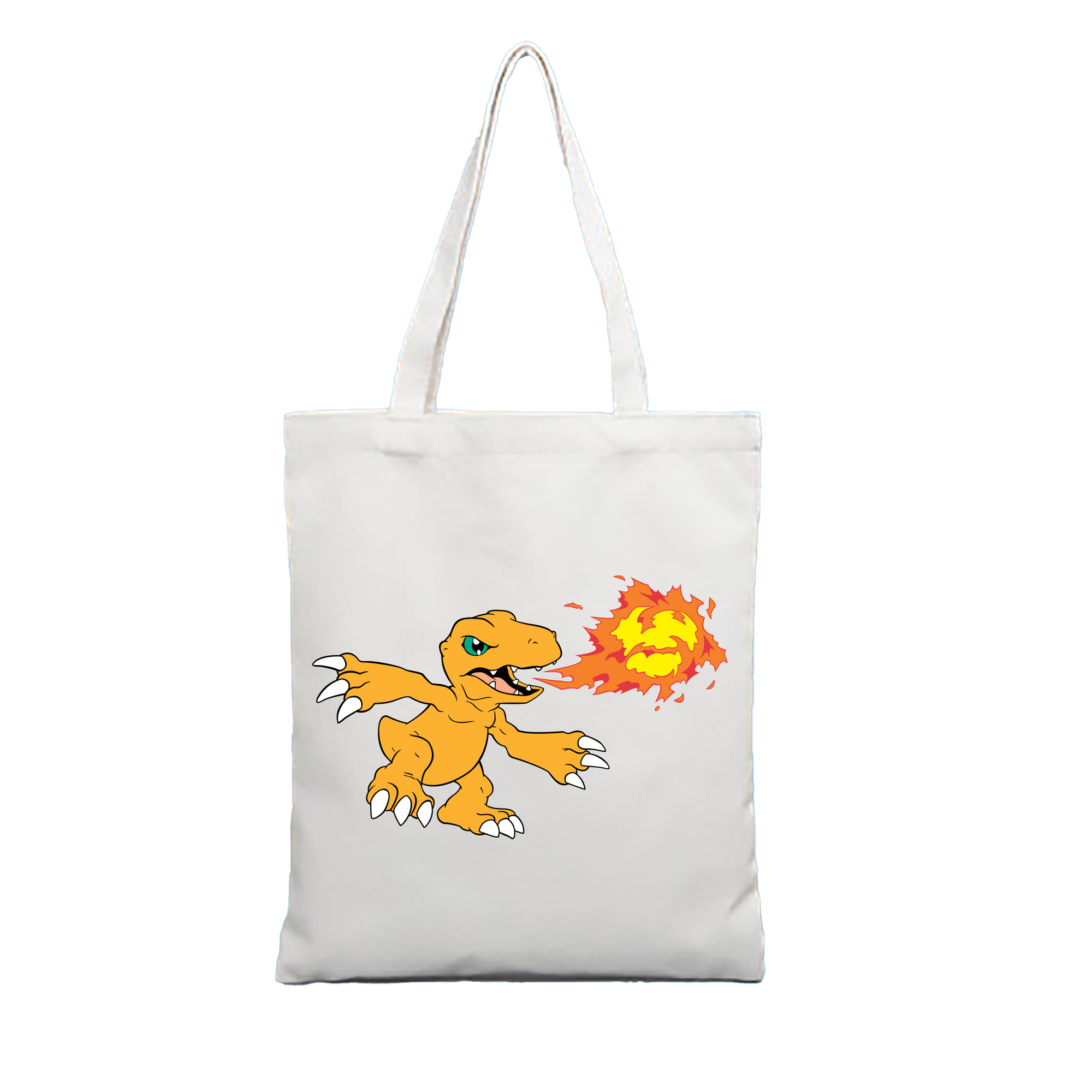 （画像用） Digimon デジタルモンスター/デジモン 縦型キャンバス生地手提げバッグ　トートバッグ