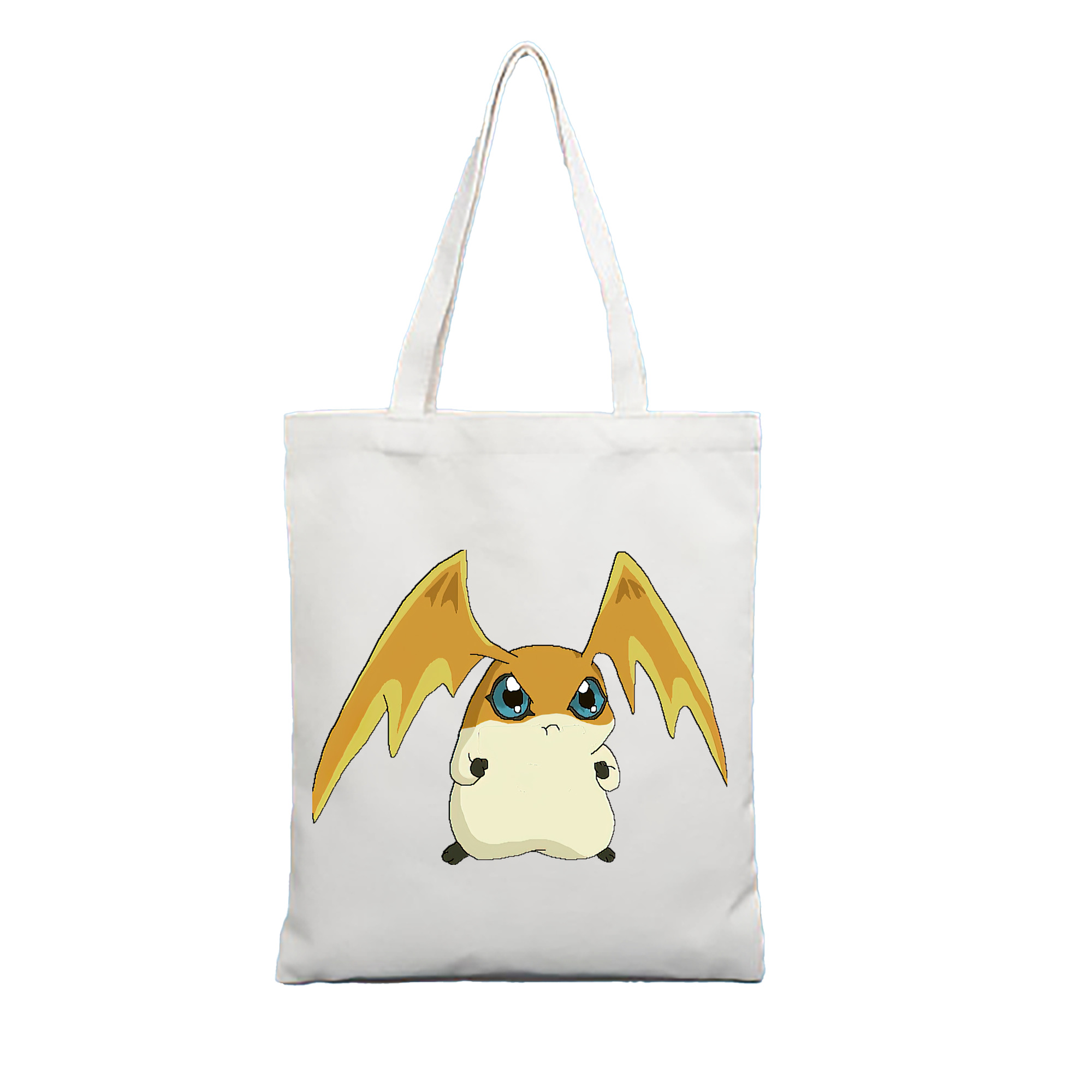 （画像用） Digimon デジタルモンスター/デジモン 縦型キャンバス生地手提げバッグ　トートバッグ