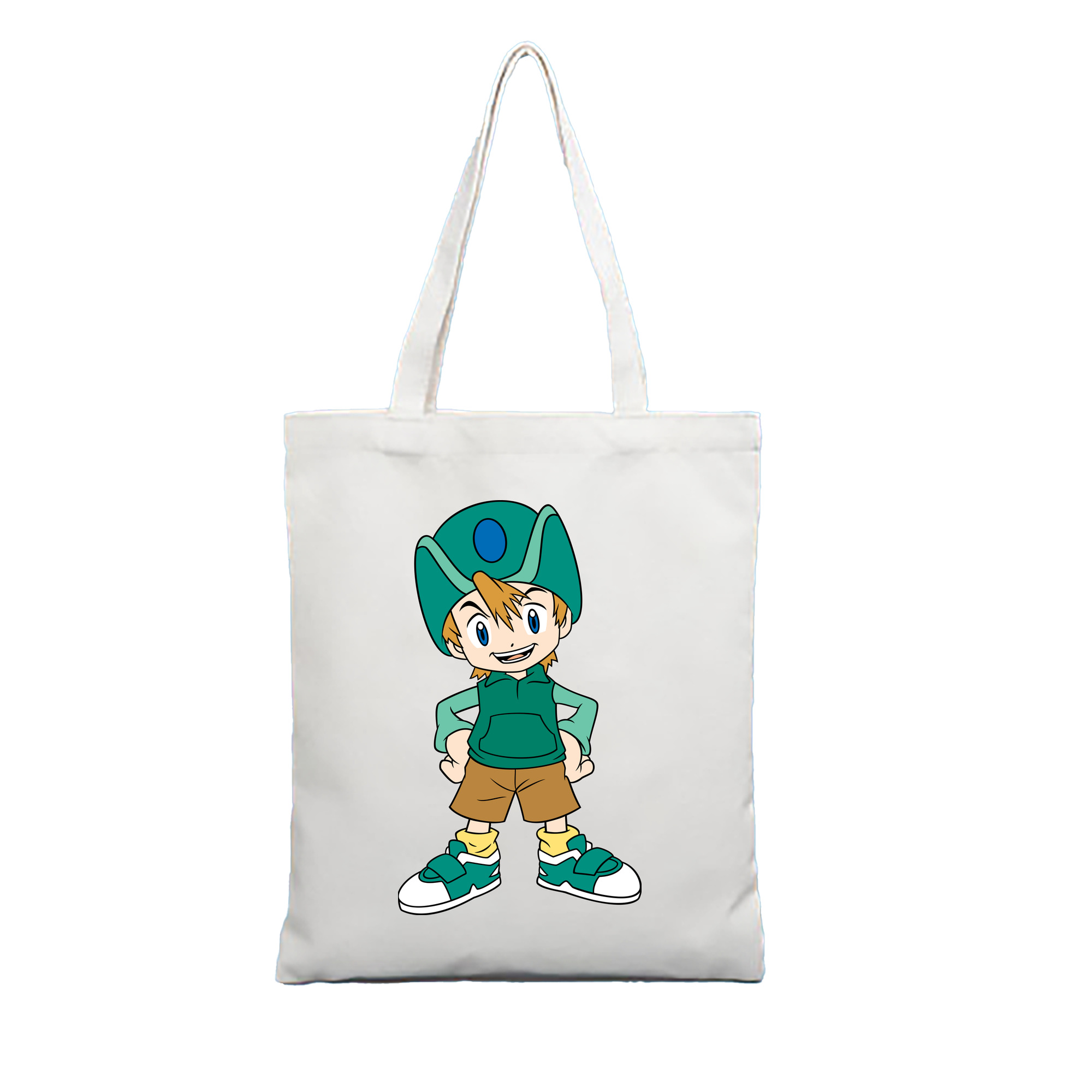 （画像用） Digimon デジタルモンスター/デジモン 縦型キャンバス生地手提げバッグ　トートバッグ