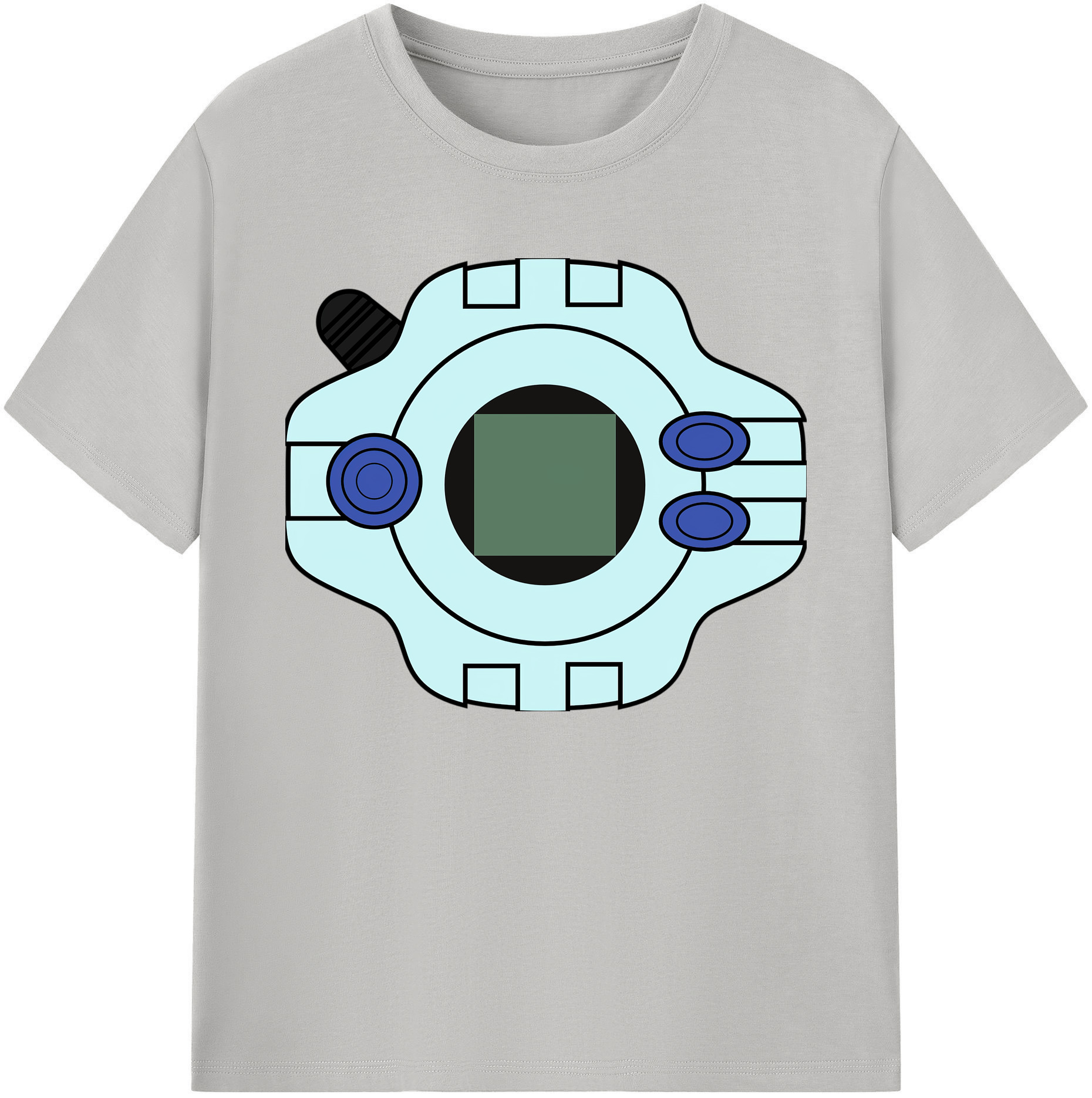 （画像用） Digimon デジタルモンスター/デジモン 綿100％ メンズ半袖Tシャツ｜肌触りやわらか＆通気性