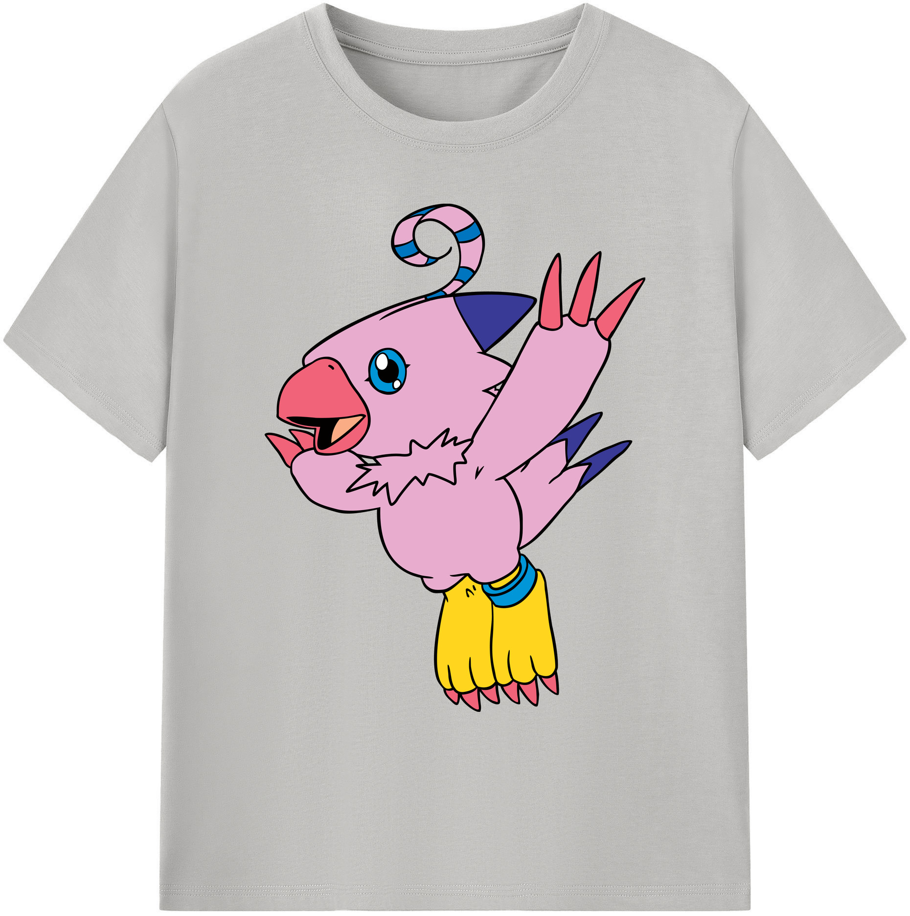 （画像用） Digimon デジタルモンスター/デジモン 綿100％ メンズ半袖Tシャツ｜肌触りやわらか＆通気性