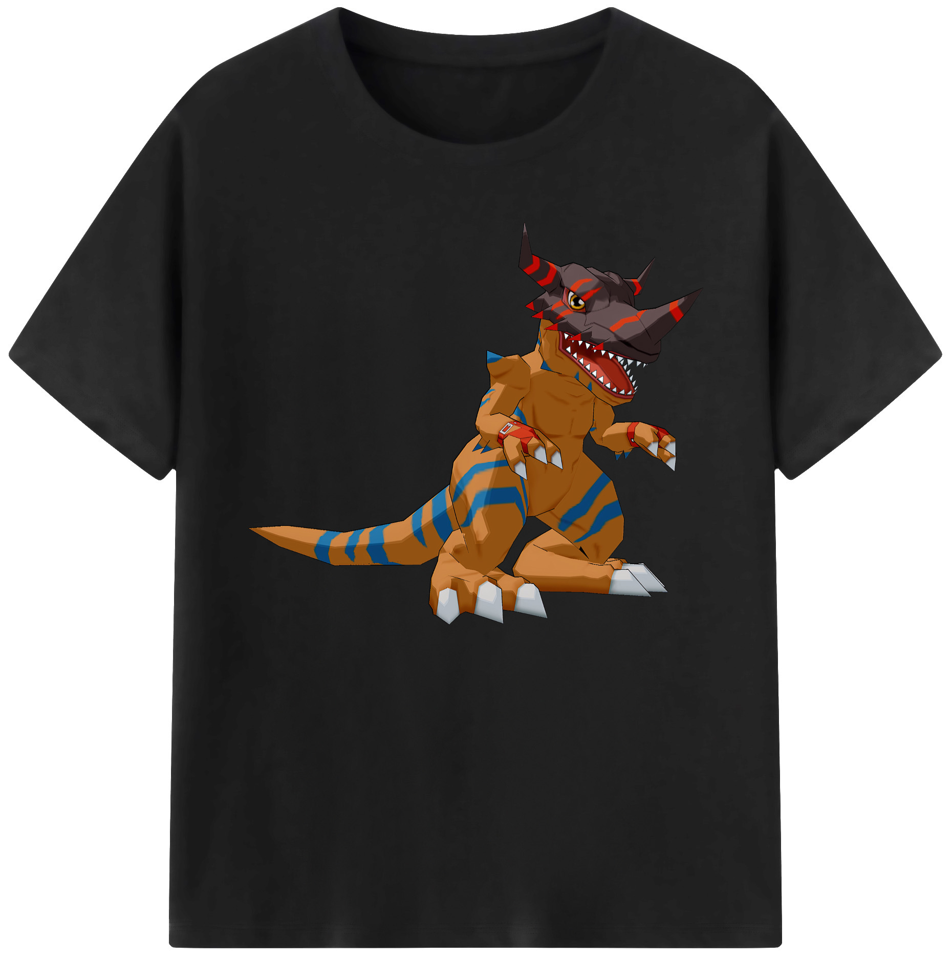 （画像用） Digimon デジタルモンスター/デジモン 綿100％ メンズ半袖Tシャツ｜肌触りやわらか＆通気性