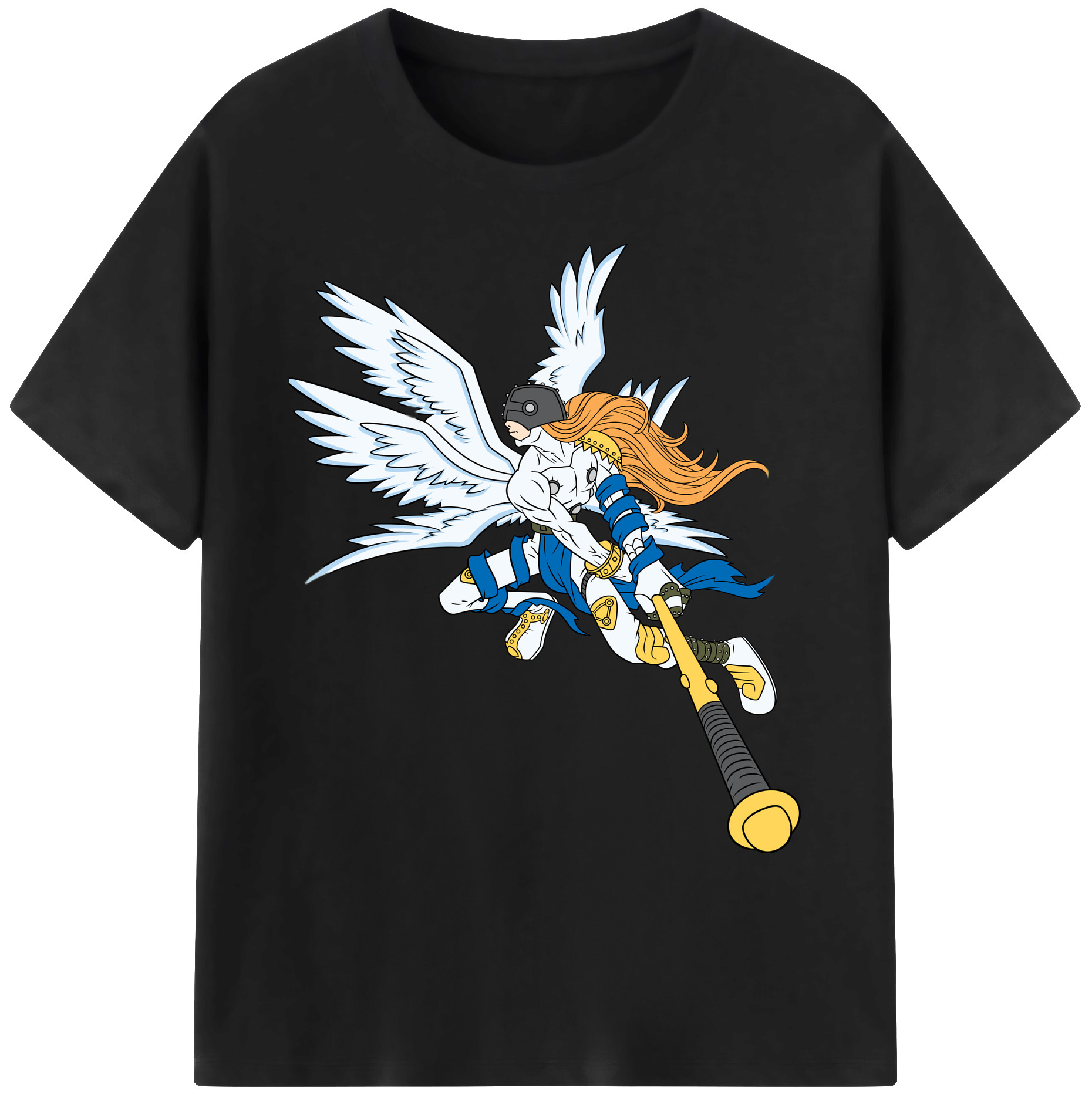 （画像用） Digimon デジタルモンスター/デジモン 綿100％ メンズ半袖Tシャツ｜肌触りやわらか＆通気性