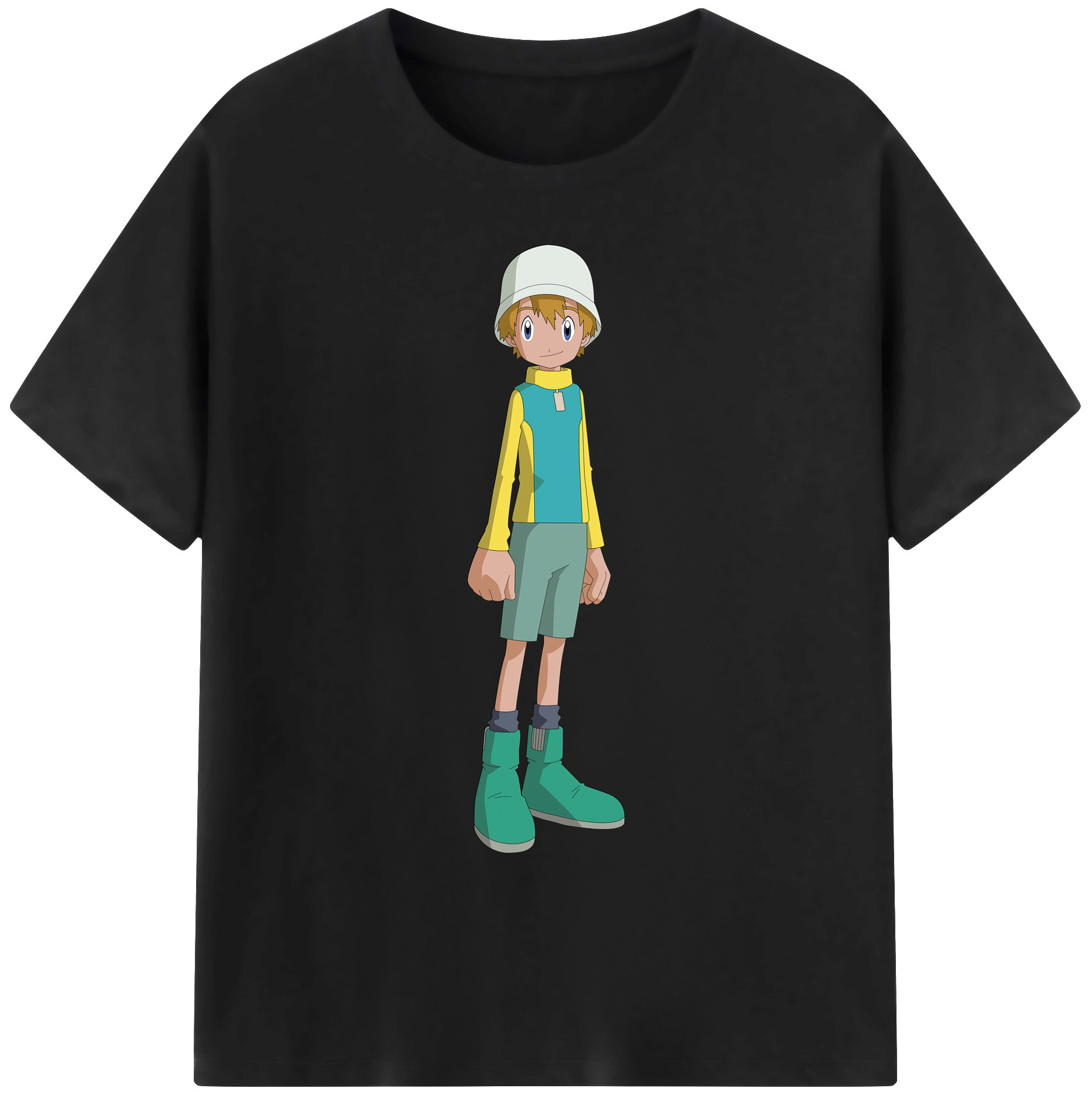（画像用） Digimon デジタルモンスター/デジモン 綿100％ メンズ半袖Tシャツ｜肌触りやわらか＆通気性