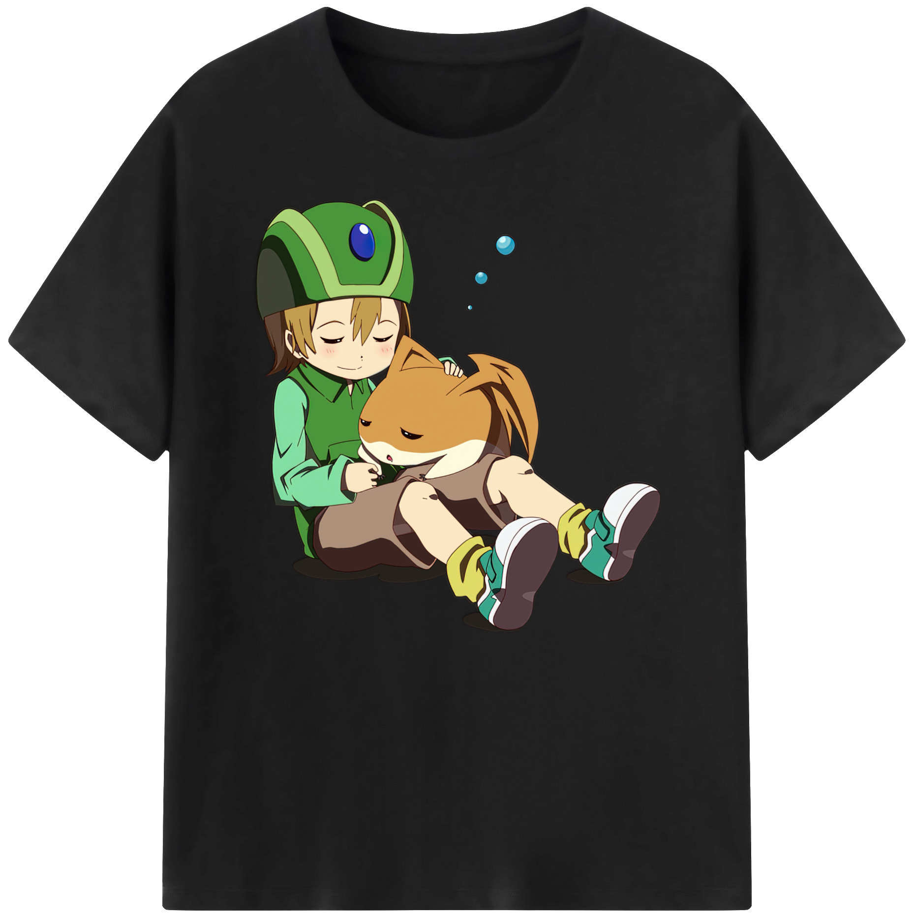 （画像用） Digimon デジタルモンスター/デジモン 綿100％ メンズ半袖Tシャツ｜肌触りやわらか＆通気性