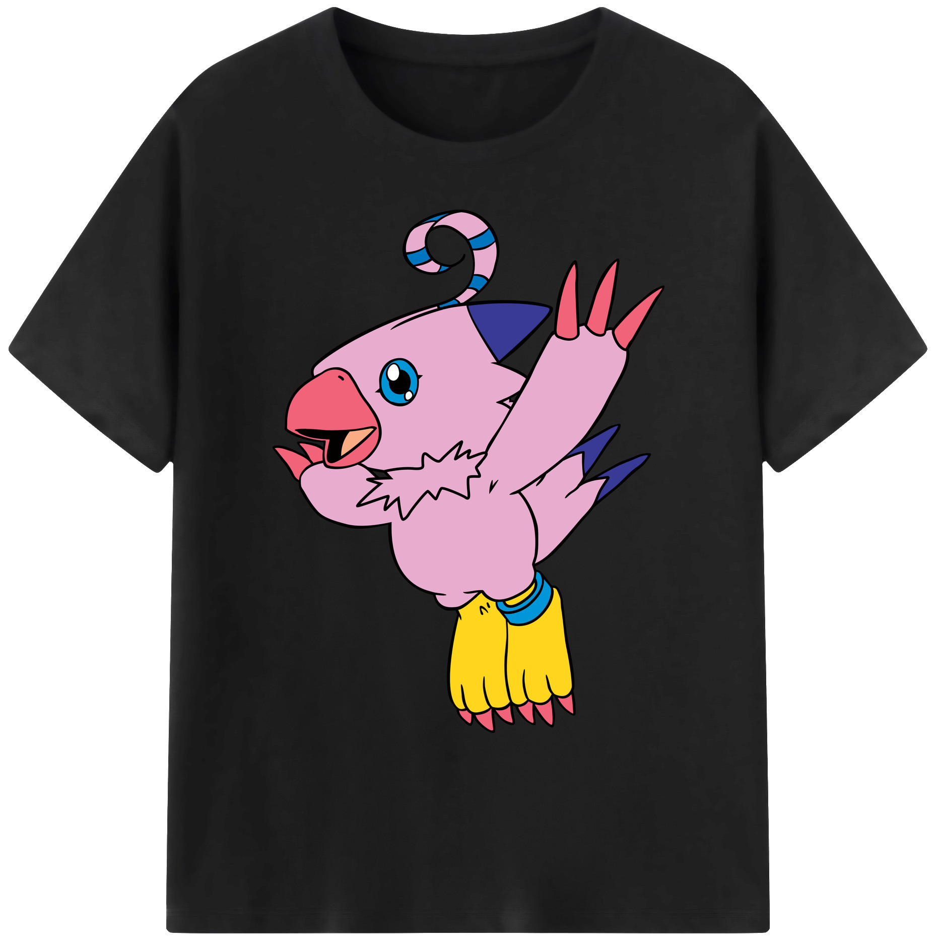 （画像用） Digimon デジタルモンスター/デジモン 綿100％ メンズ半袖Tシャツ｜肌触りやわらか＆通気性