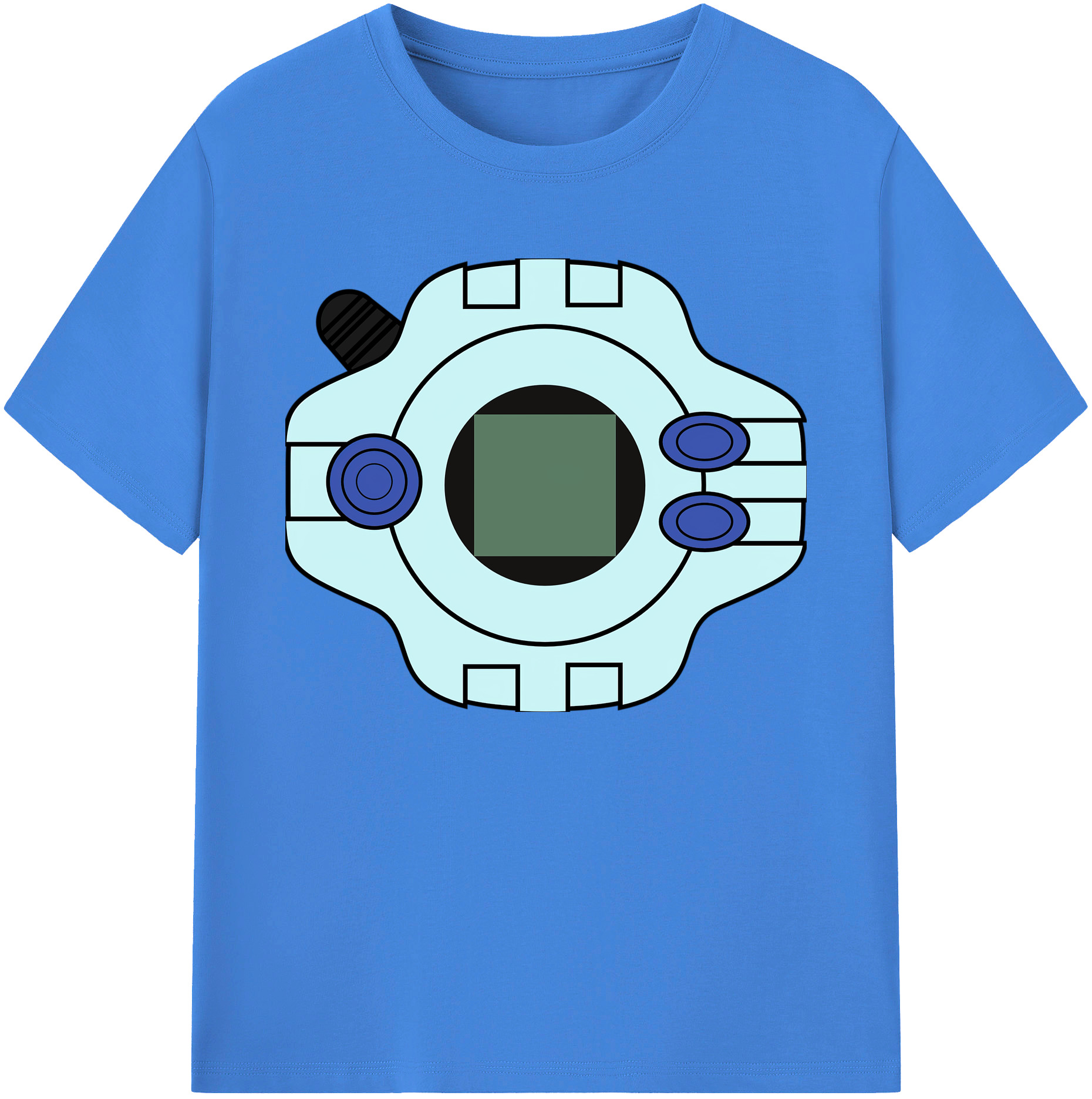（画像用） Digimon デジタルモンスター/デジモン 綿100％ メンズ半袖Tシャツ｜肌触りやわらか＆通気性