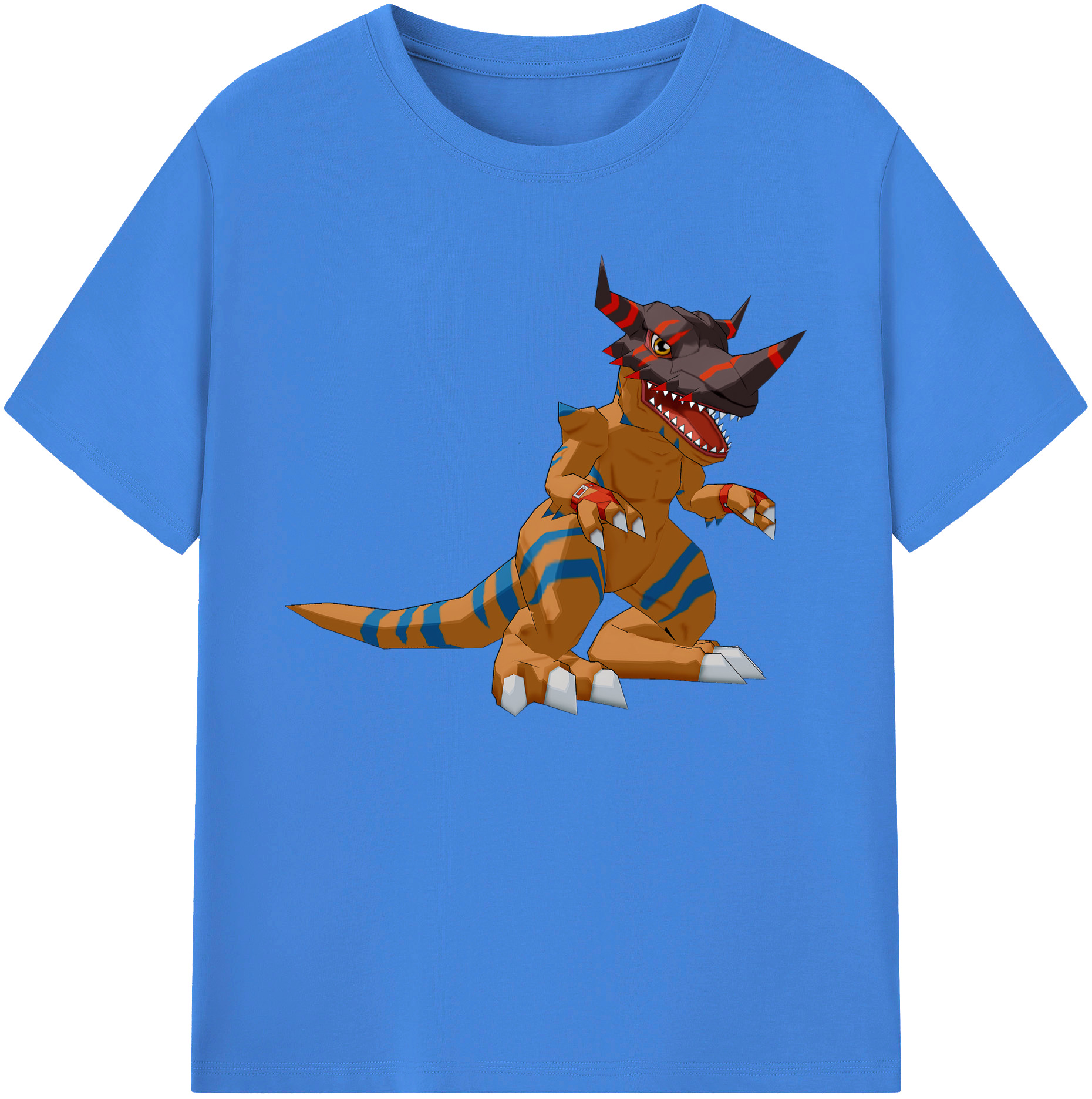 （画像用） Digimon デジタルモンスター/デジモン 綿100％ メンズ半袖Tシャツ｜肌触りやわらか＆通気性