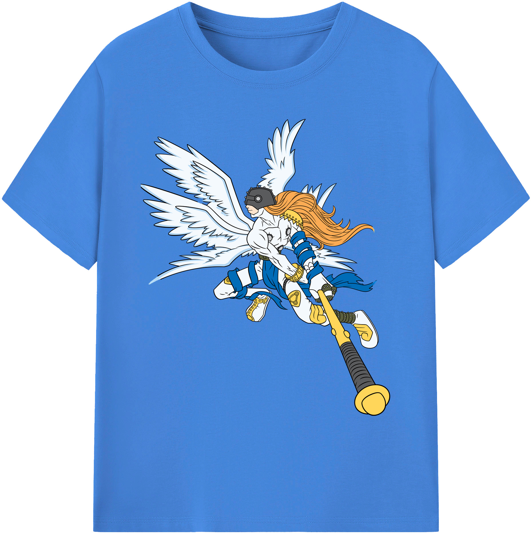 （画像用） Digimon デジタルモンスター/デジモン 綿100％ メンズ半袖Tシャツ｜肌触りやわらか＆通気性
