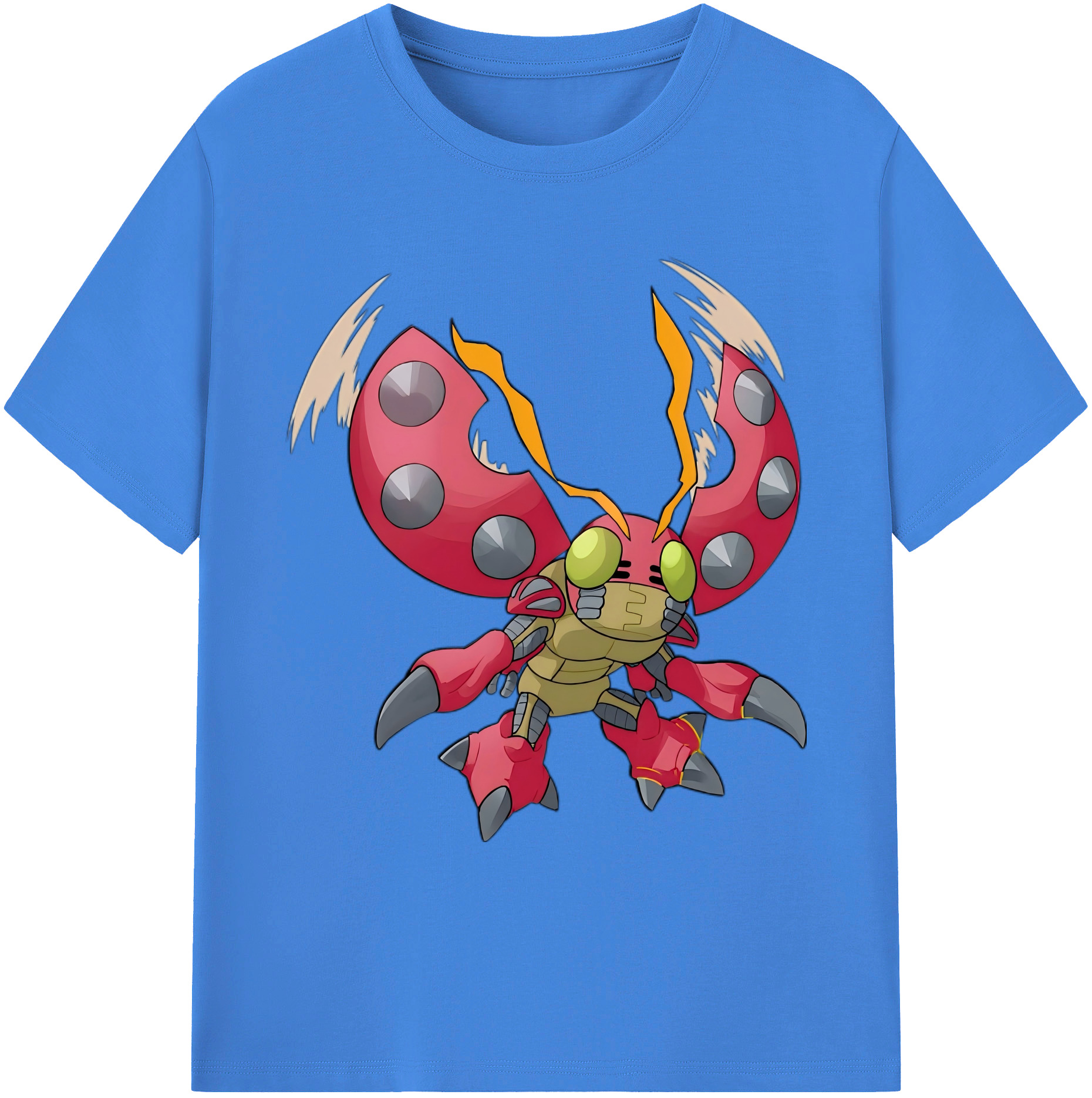 （画像用） Digimon デジタルモンスター/デジモン 綿100％ メンズ半袖Tシャツ｜肌触りやわらか＆通気性