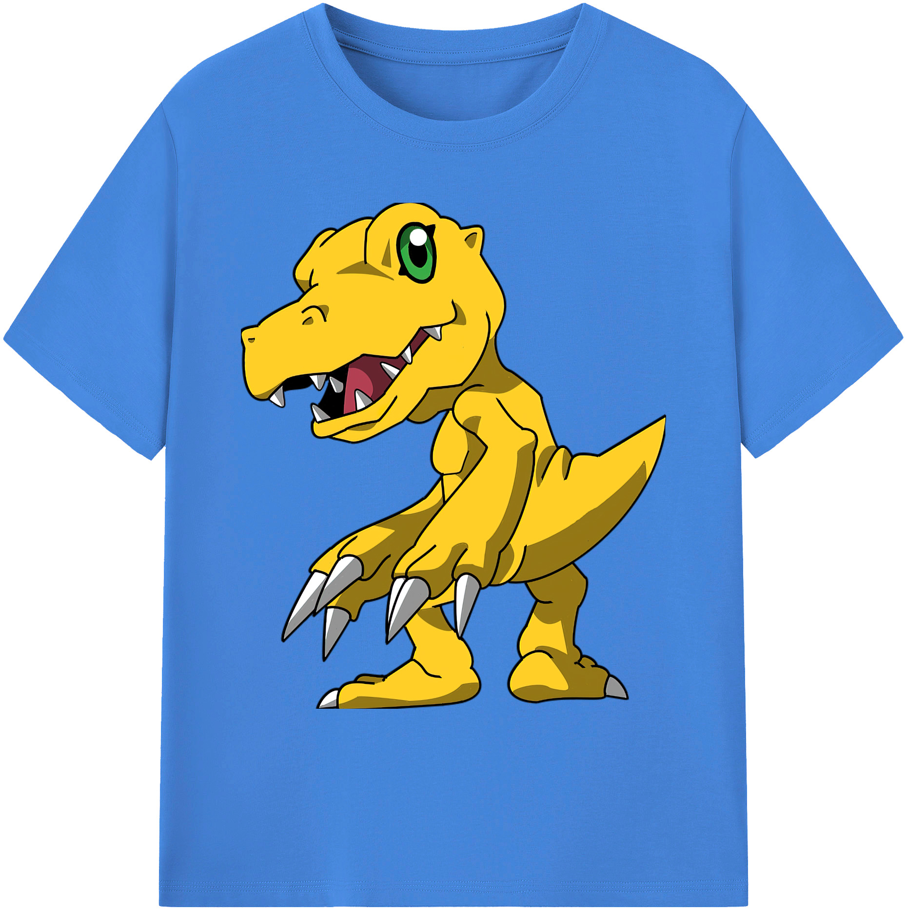 （画像用） Digimon デジタルモンスター/デジモン 綿100％ メンズ半袖Tシャツ｜肌触りやわらか＆通気性