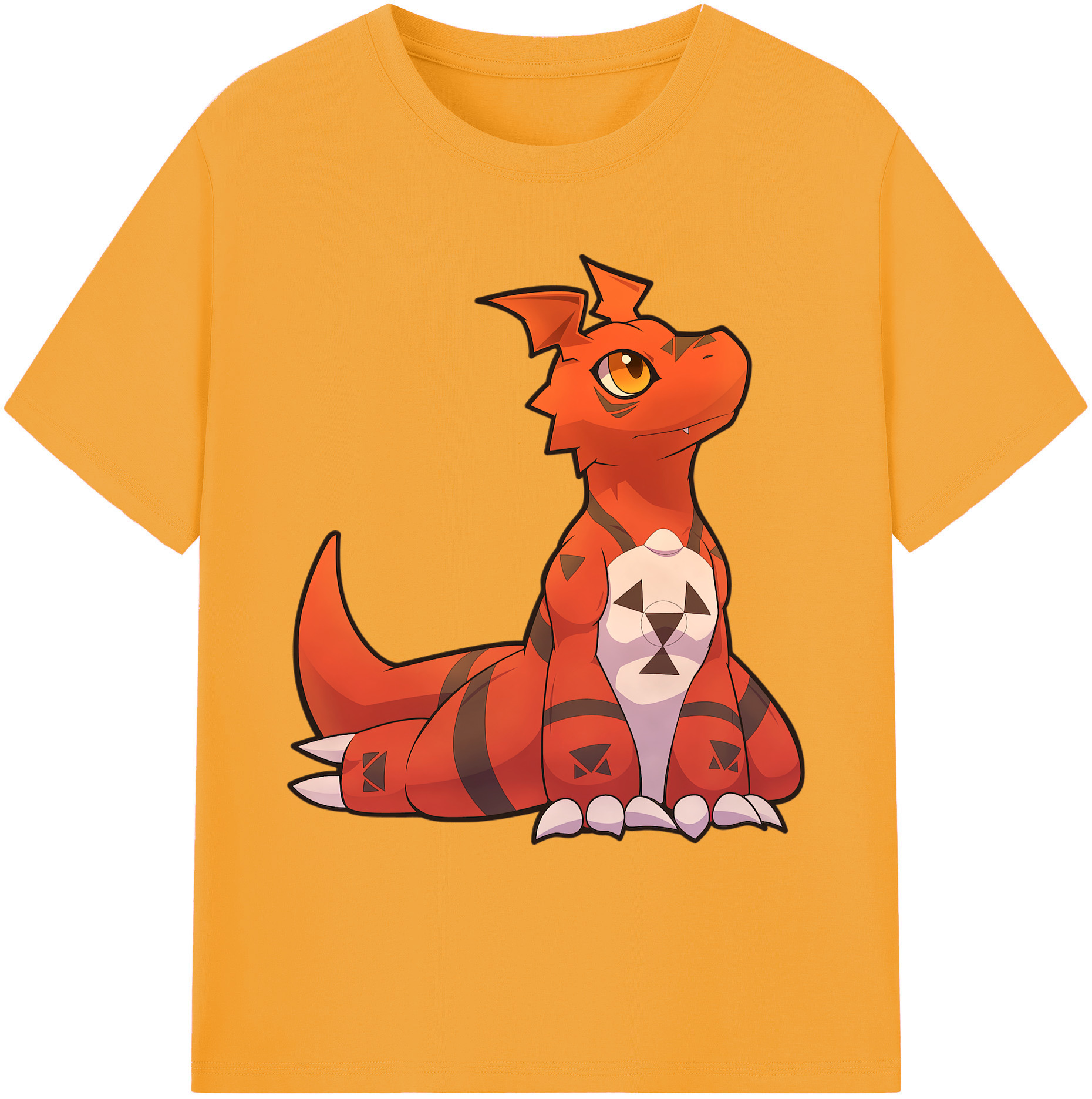 （画像用） Digimon デジタルモンスター/デジモン 綿100％ メンズ半袖Tシャツ｜肌触りやわらか＆通気性