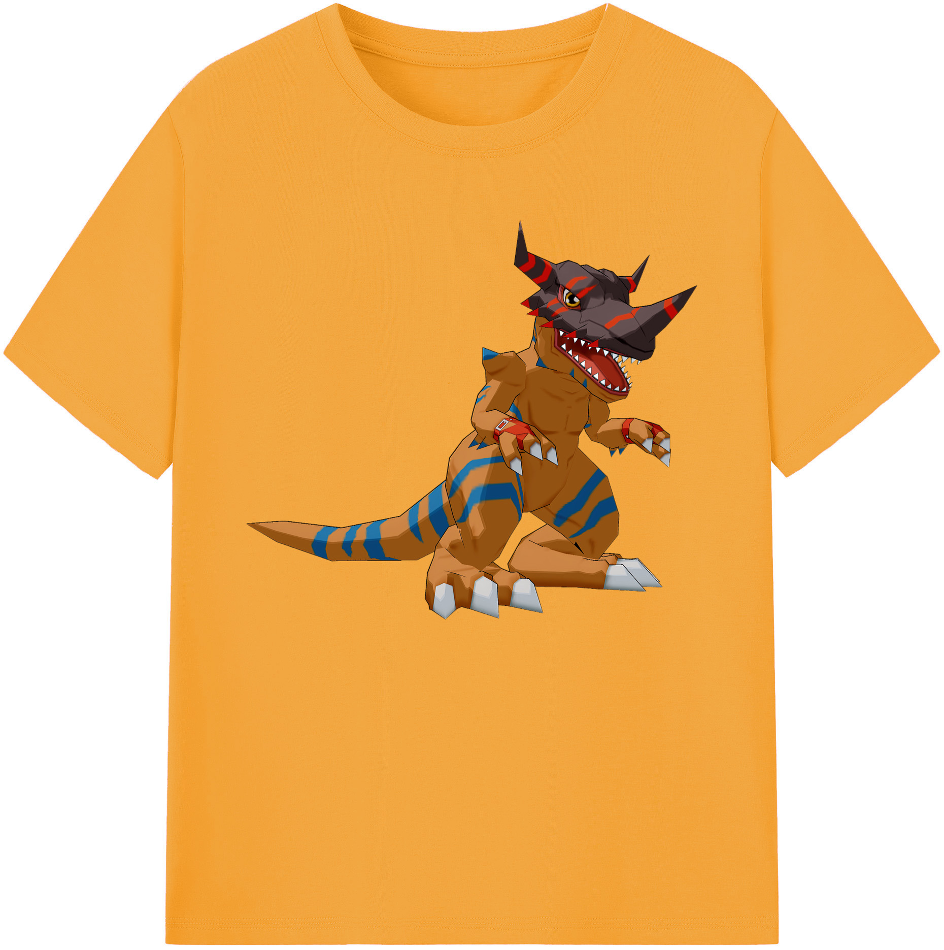 （画像用） Digimon デジタルモンスター/デジモン 綿100％ メンズ半袖Tシャツ｜肌触りやわらか＆通気性