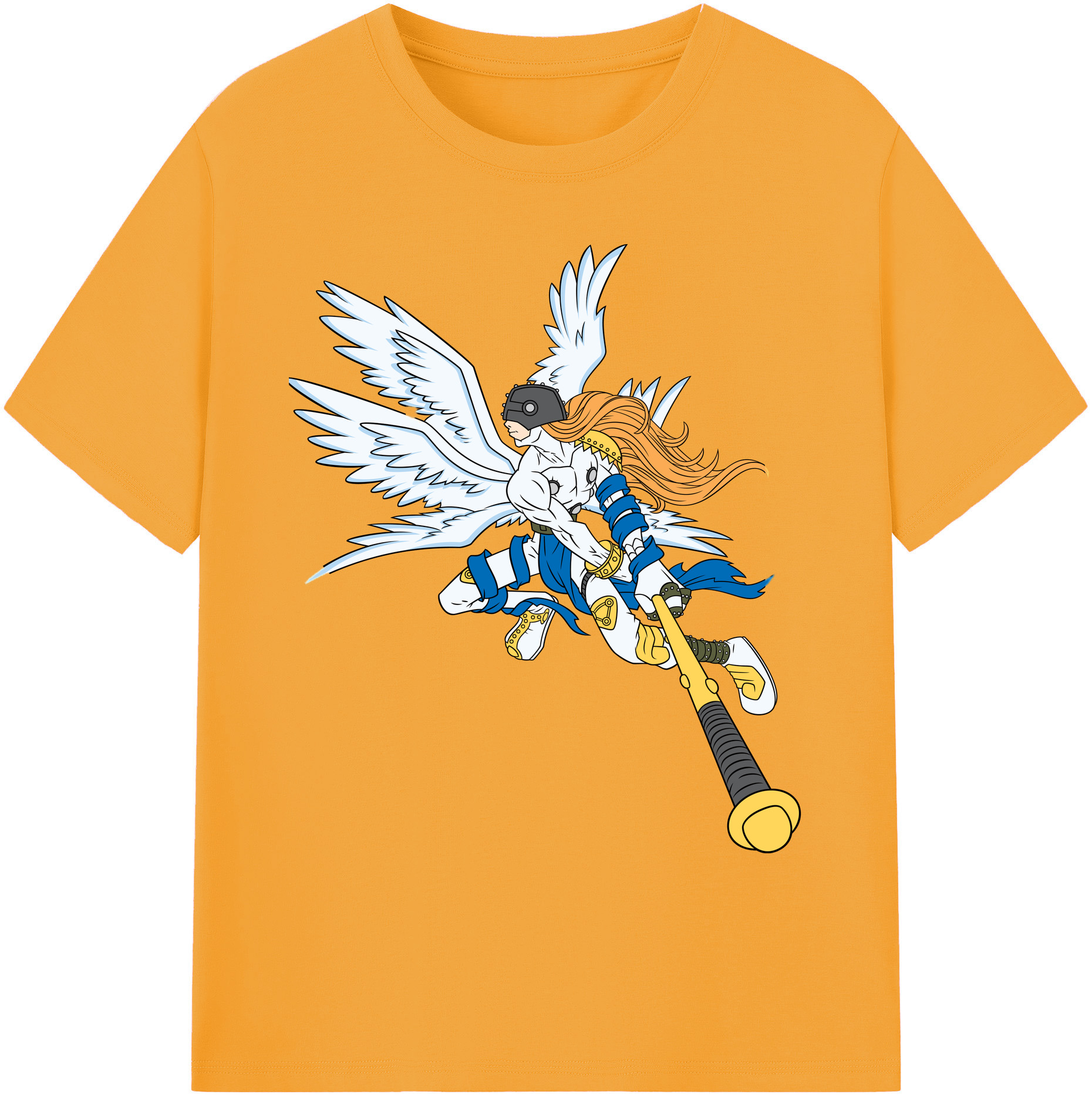 （画像用） Digimon デジタルモンスター/デジモン 綿100％ メンズ半袖Tシャツ｜肌触りやわらか＆通気性