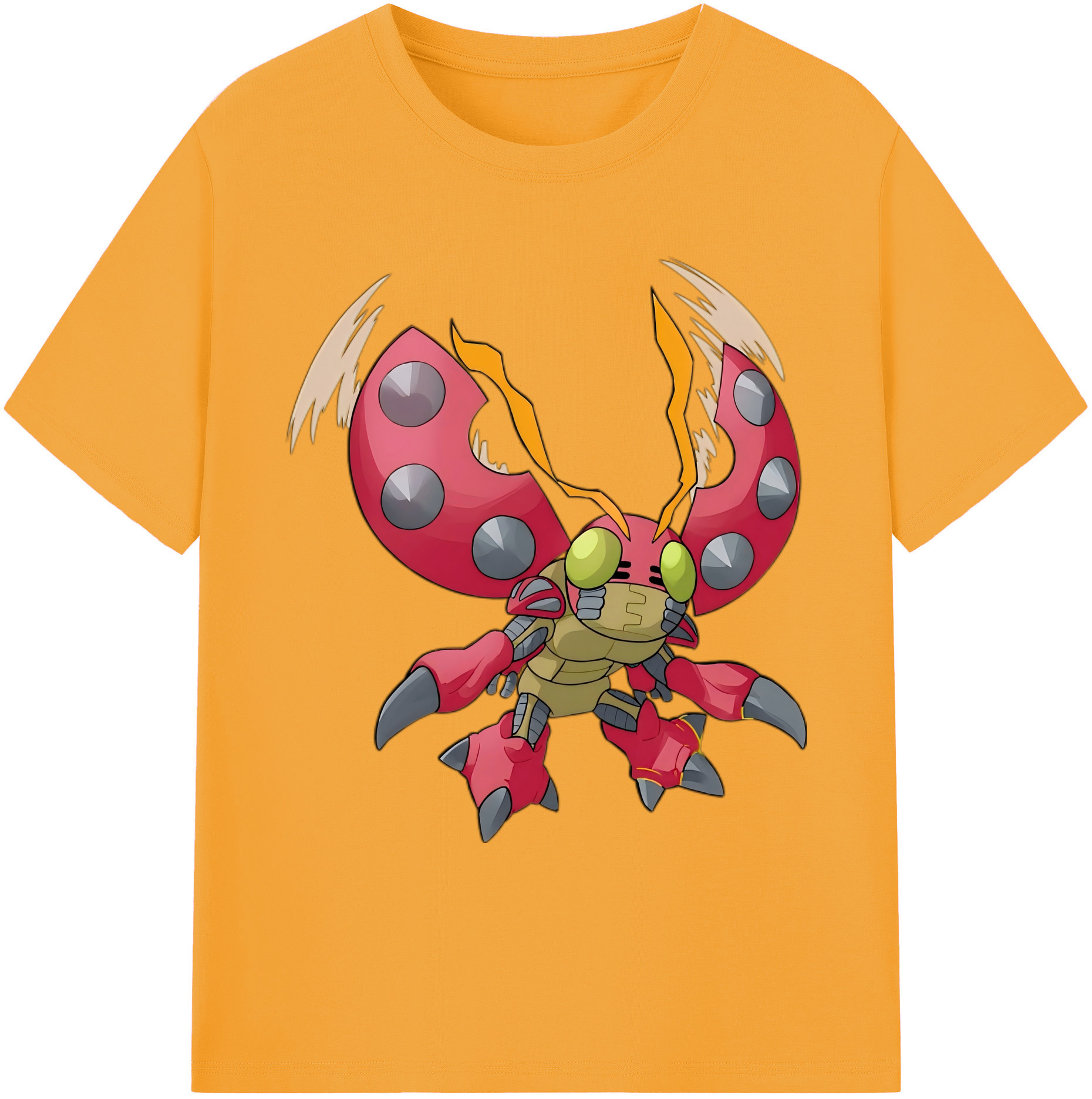 （画像用） Digimon デジタルモンスター/デジモン 綿100％ メンズ半袖Tシャツ｜肌触りやわらか＆通気性