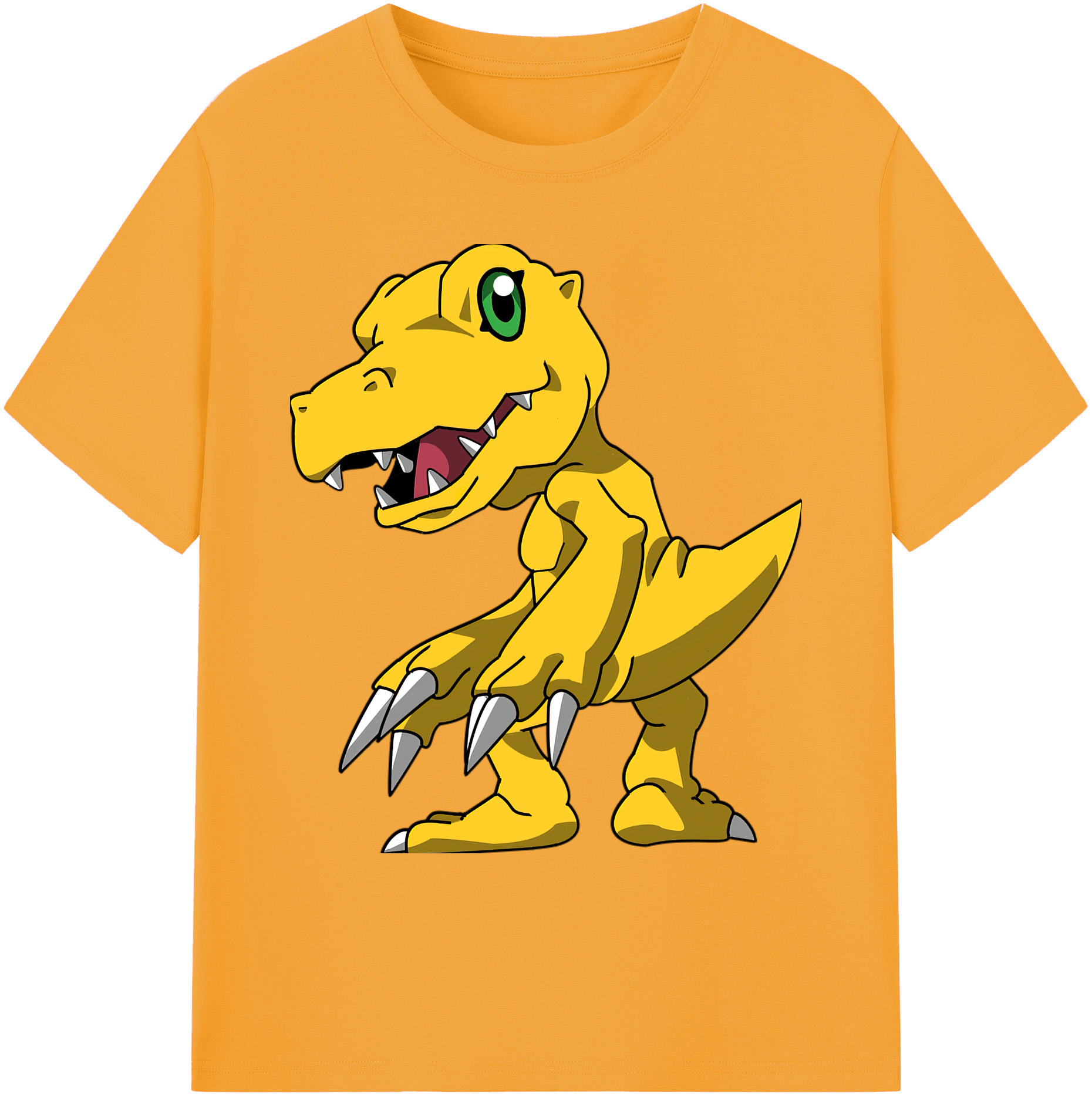 （画像用） Digimon デジタルモンスター/デジモン 綿100％ メンズ半袖Tシャツ｜肌触りやわらか＆通気性