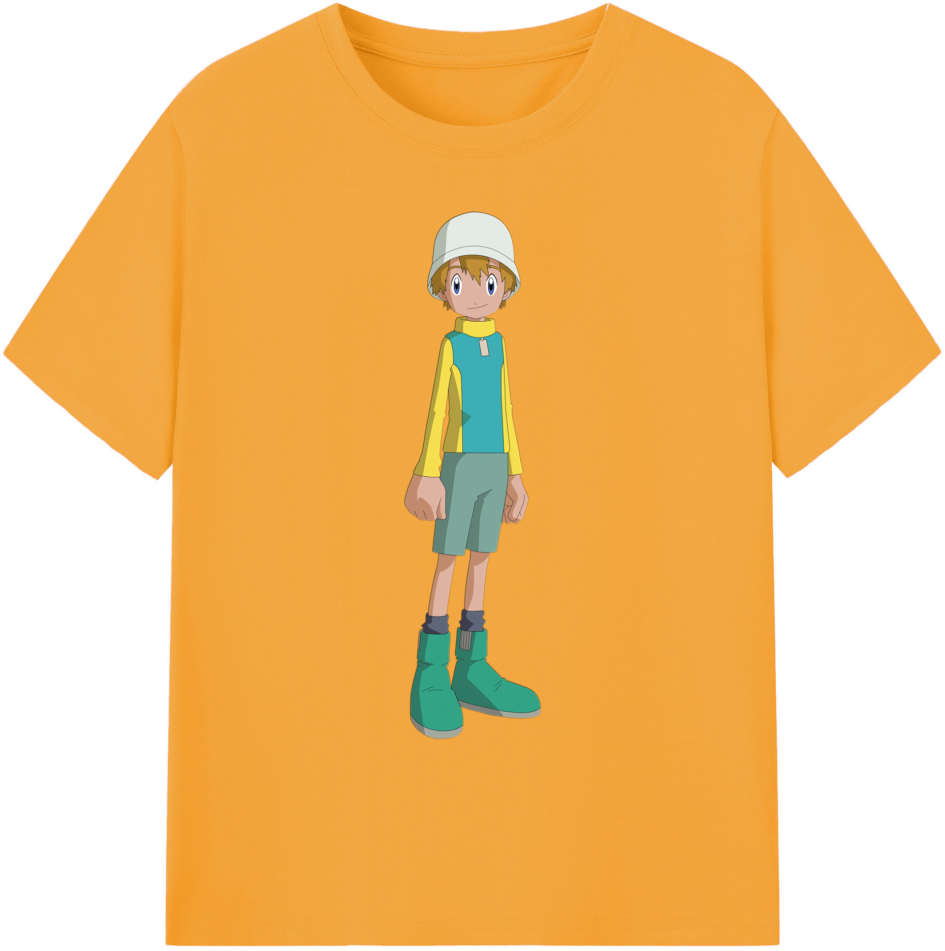 （画像用） Digimon デジタルモンスター/デジモン 綿100％ メンズ半袖Tシャツ｜肌触りやわらか＆通気性
