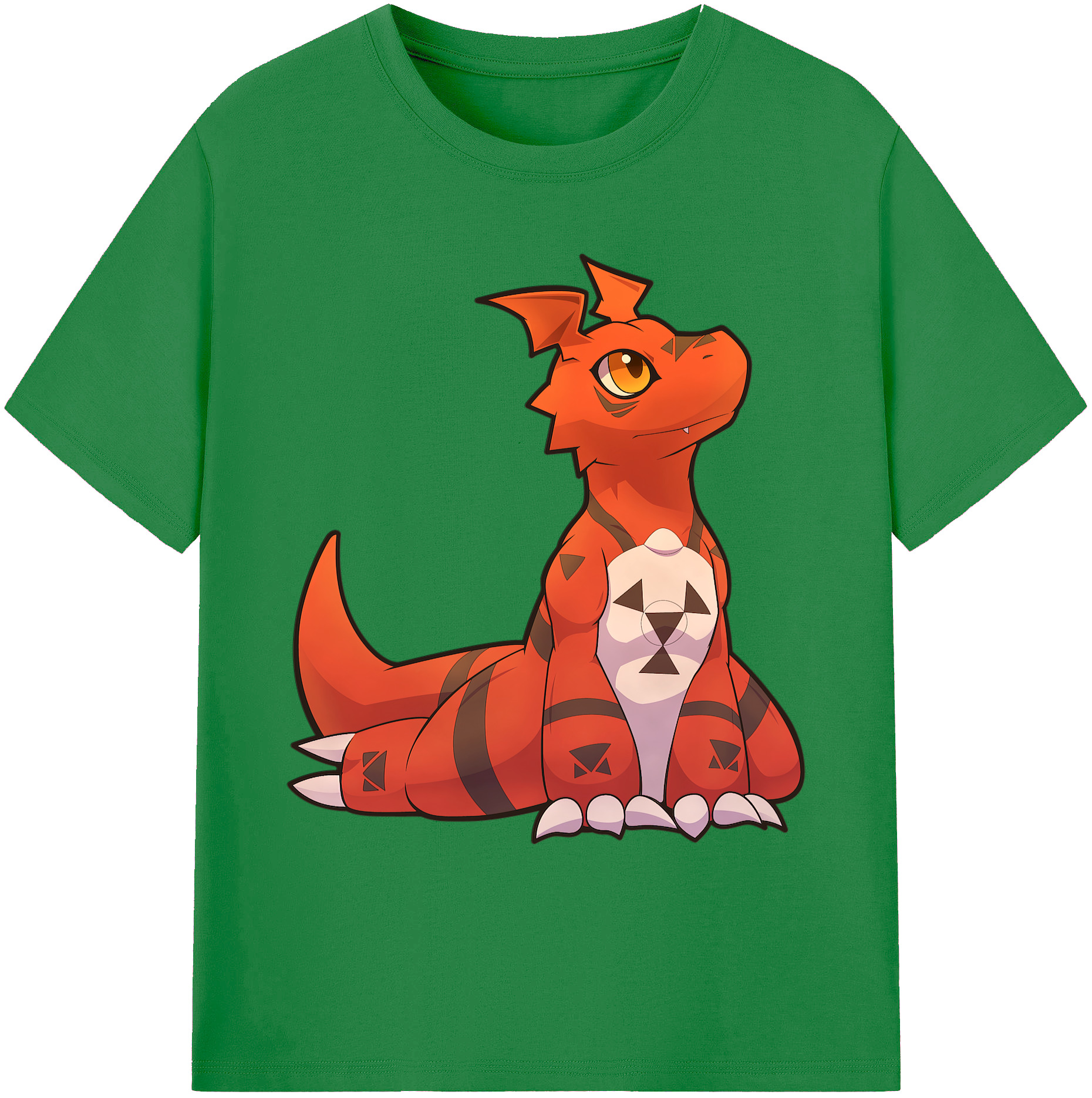 （画像用） Digimon デジタルモンスター/デジモン 綿100％ メンズ半袖Tシャツ｜肌触りやわらか＆通気性