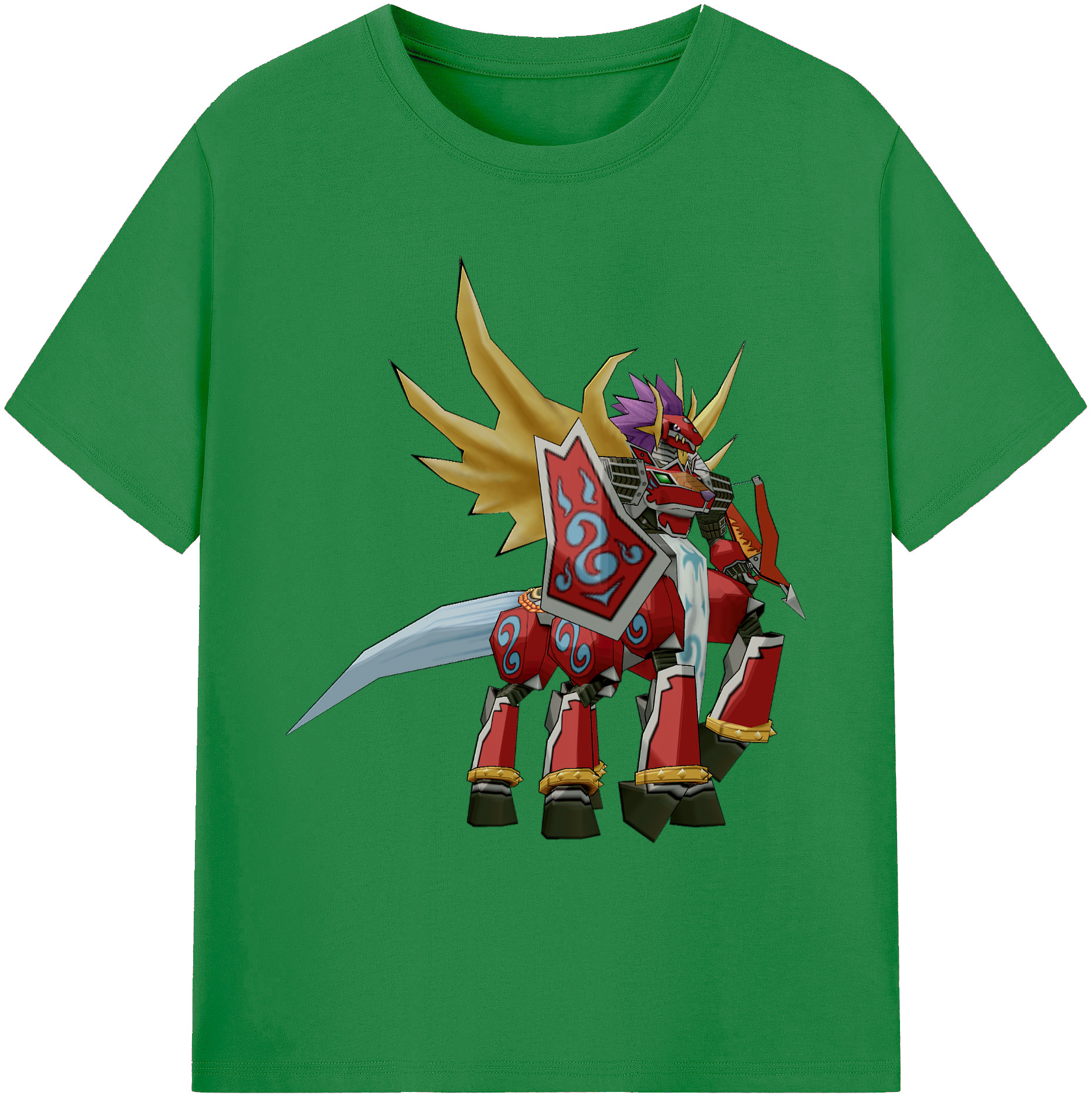 （画像用） Digimon デジタルモンスター/デジモン 綿100％ メンズ半袖Tシャツ｜肌触りやわらか＆通気性