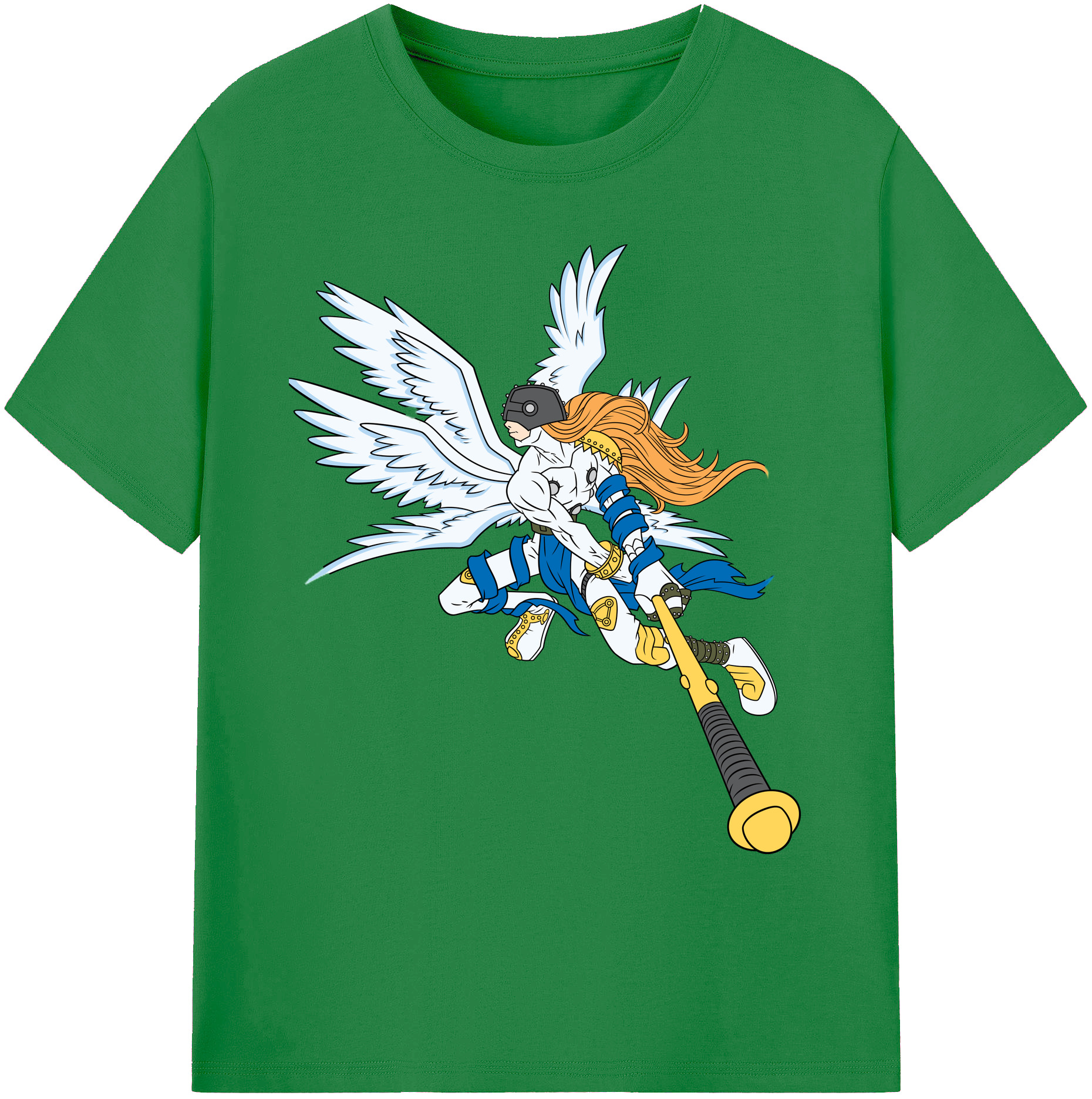 （画像用） Digimon デジタルモンスター/デジモン 綿100％ メンズ半袖Tシャツ｜肌触りやわらか＆通気性