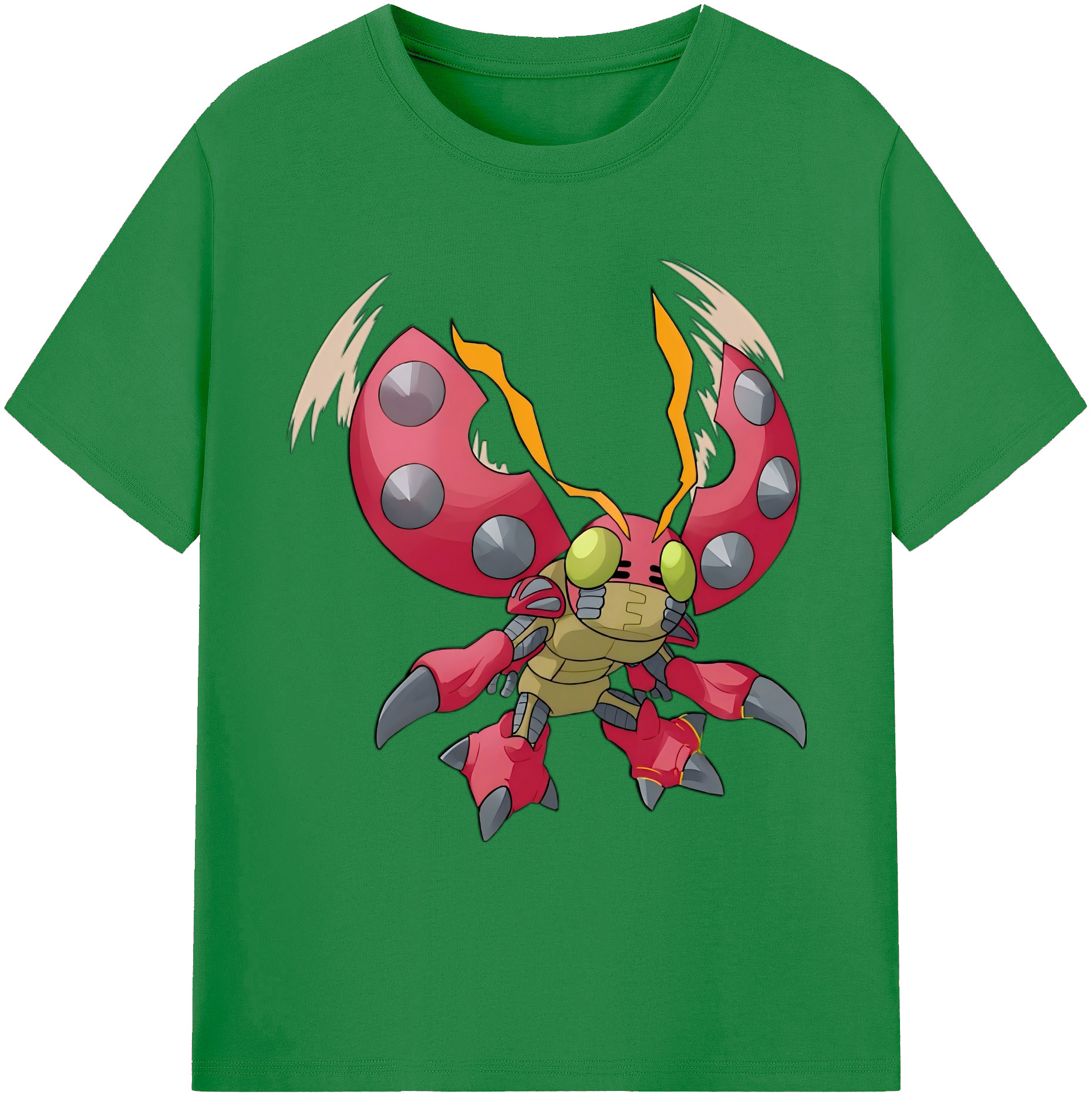 （画像用） Digimon デジタルモンスター/デジモン 綿100％ メンズ半袖Tシャツ｜肌触りやわらか＆通気性