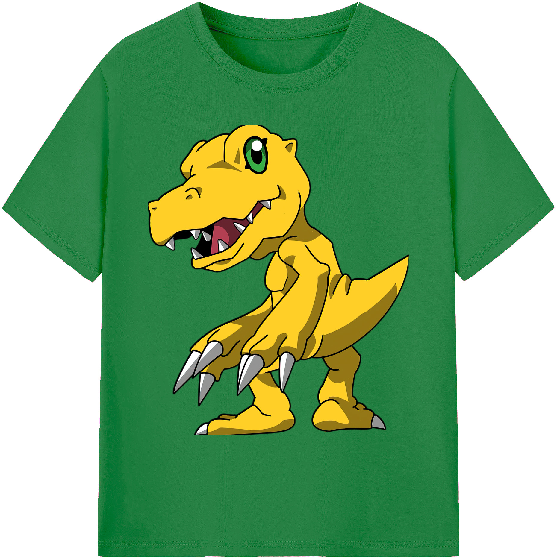 （画像用） Digimon デジタルモンスター/デジモン 綿100％ メンズ半袖Tシャツ｜肌触りやわらか＆通気性