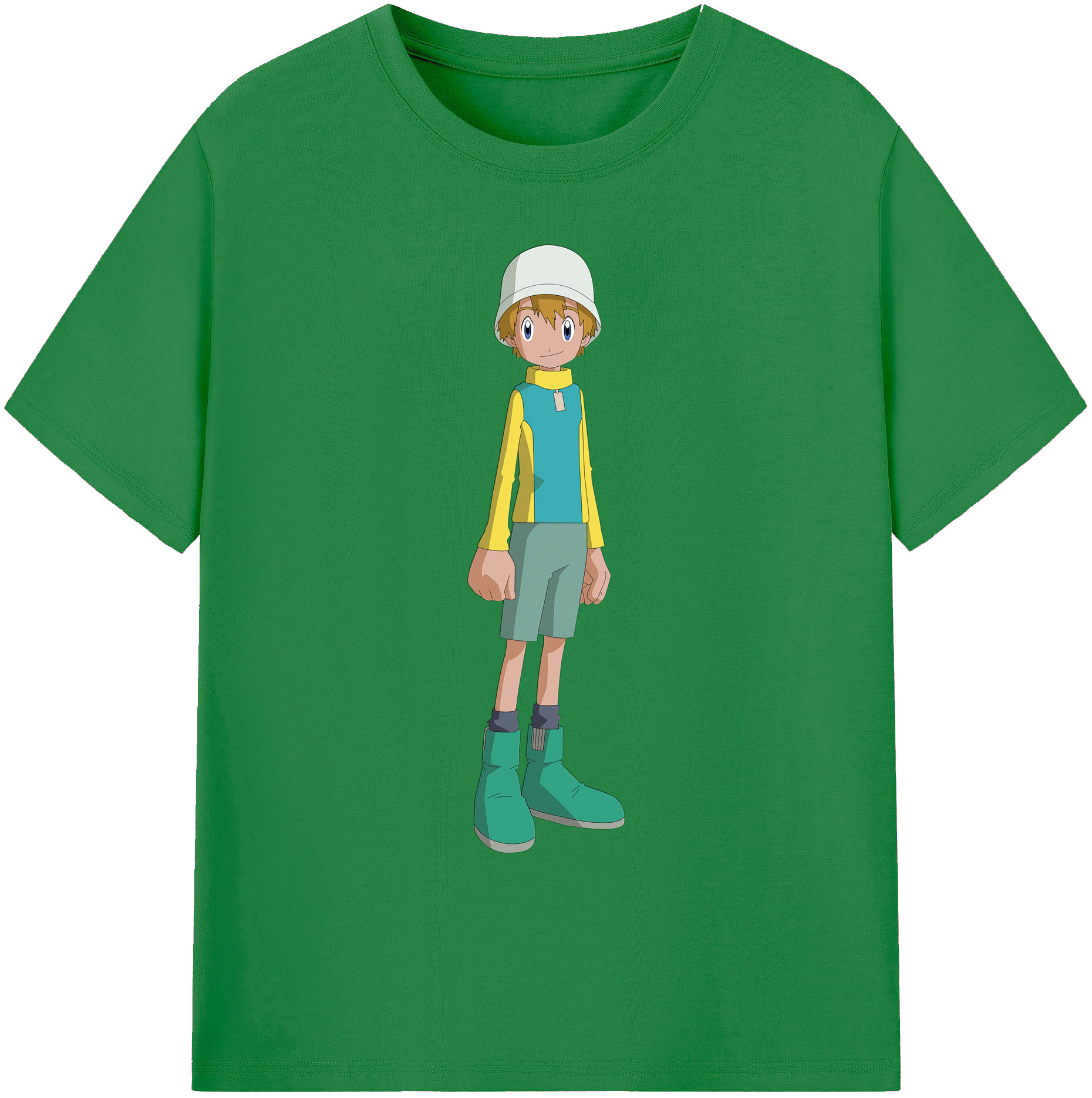 （画像用） Digimon デジタルモンスター/デジモン 綿100％ メンズ半袖Tシャツ｜肌触りやわらか＆通気性