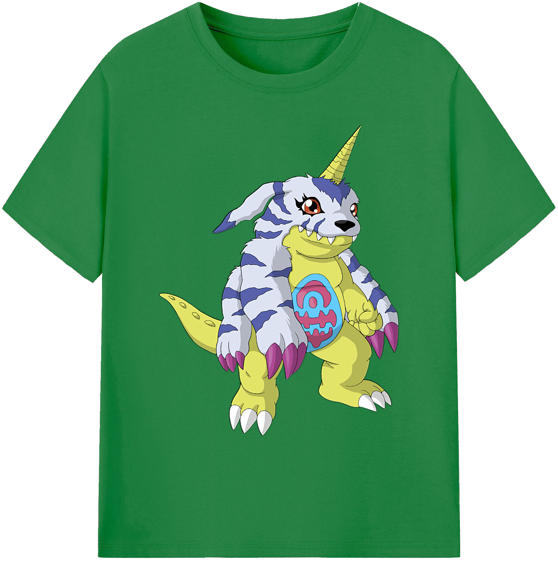 （画像用） Digimon デジタルモンスター/デジモン 綿100％ メンズ半袖Tシャツ｜肌触りやわらか＆通気性