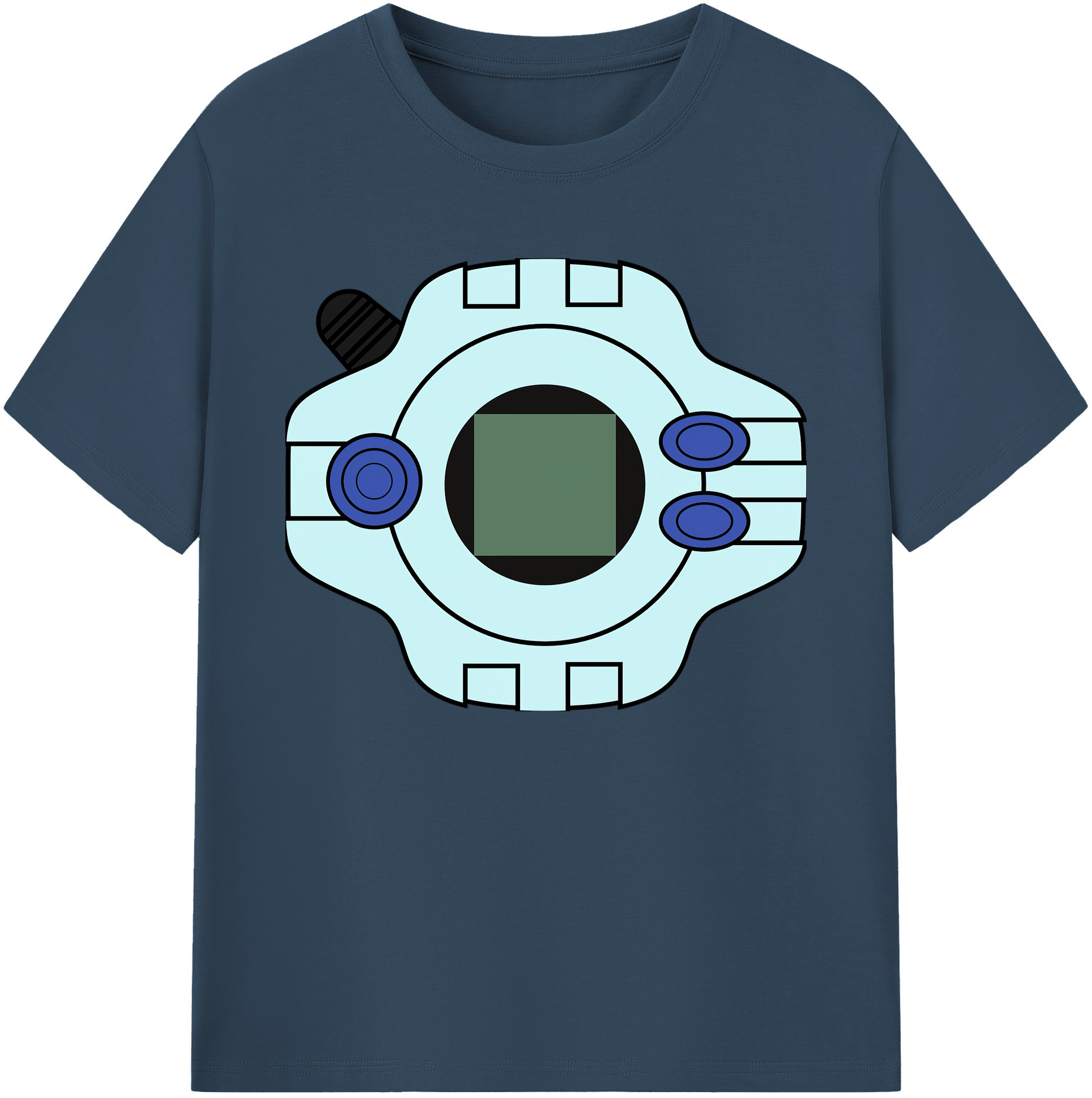 （画像用） Digimon デジタルモンスター/デジモン 綿100％ メンズ半袖Tシャツ｜肌触りやわらか＆通気性