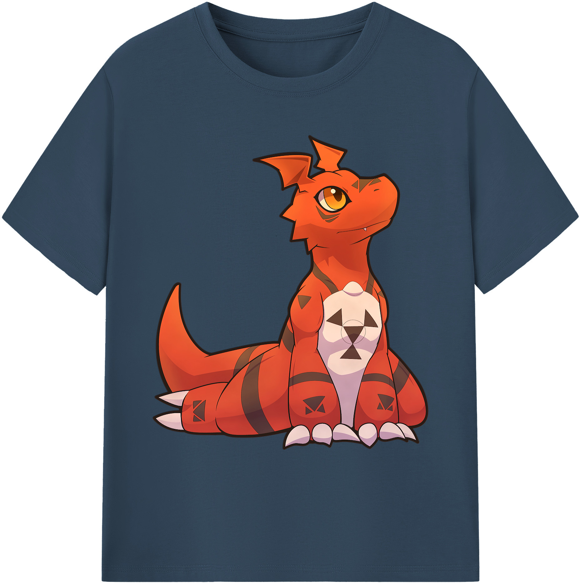 （画像用） Digimon デジタルモンスター/デジモン 綿100％ メンズ半袖Tシャツ｜肌触りやわらか＆通気性