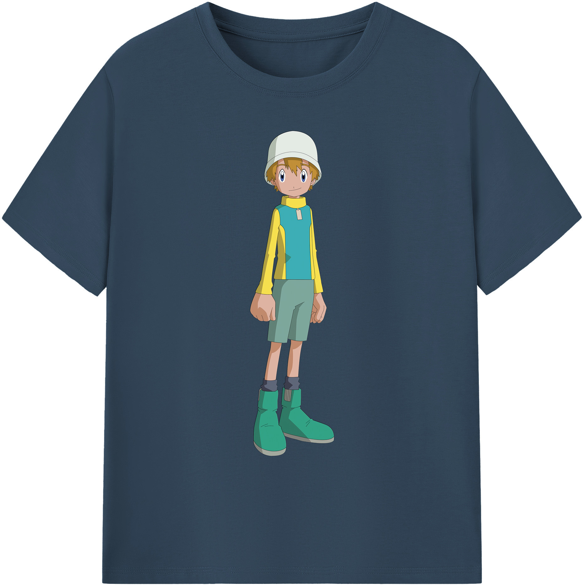 （画像用） Digimon デジタルモンスター/デジモン 綿100％ メンズ半袖Tシャツ｜肌触りやわらか＆通気性
