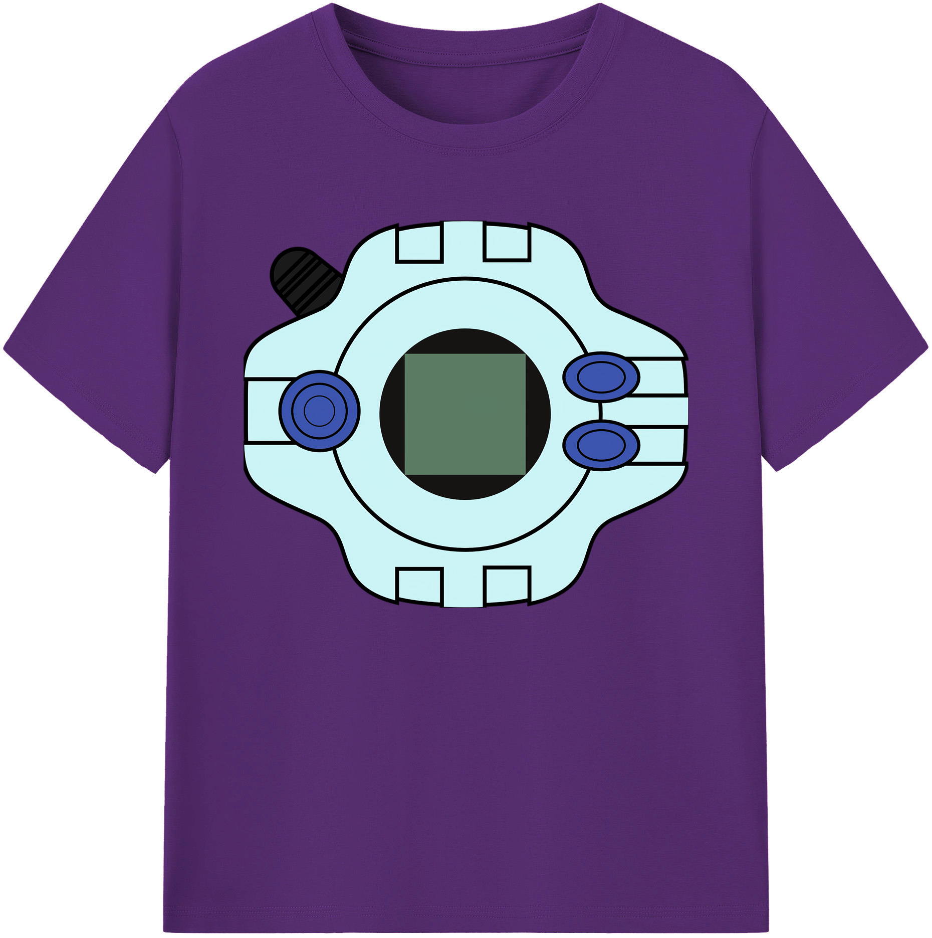 （画像用） Digimon デジタルモンスター/デジモン 綿100％ メンズ半袖Tシャツ｜肌触りやわらか＆通気性