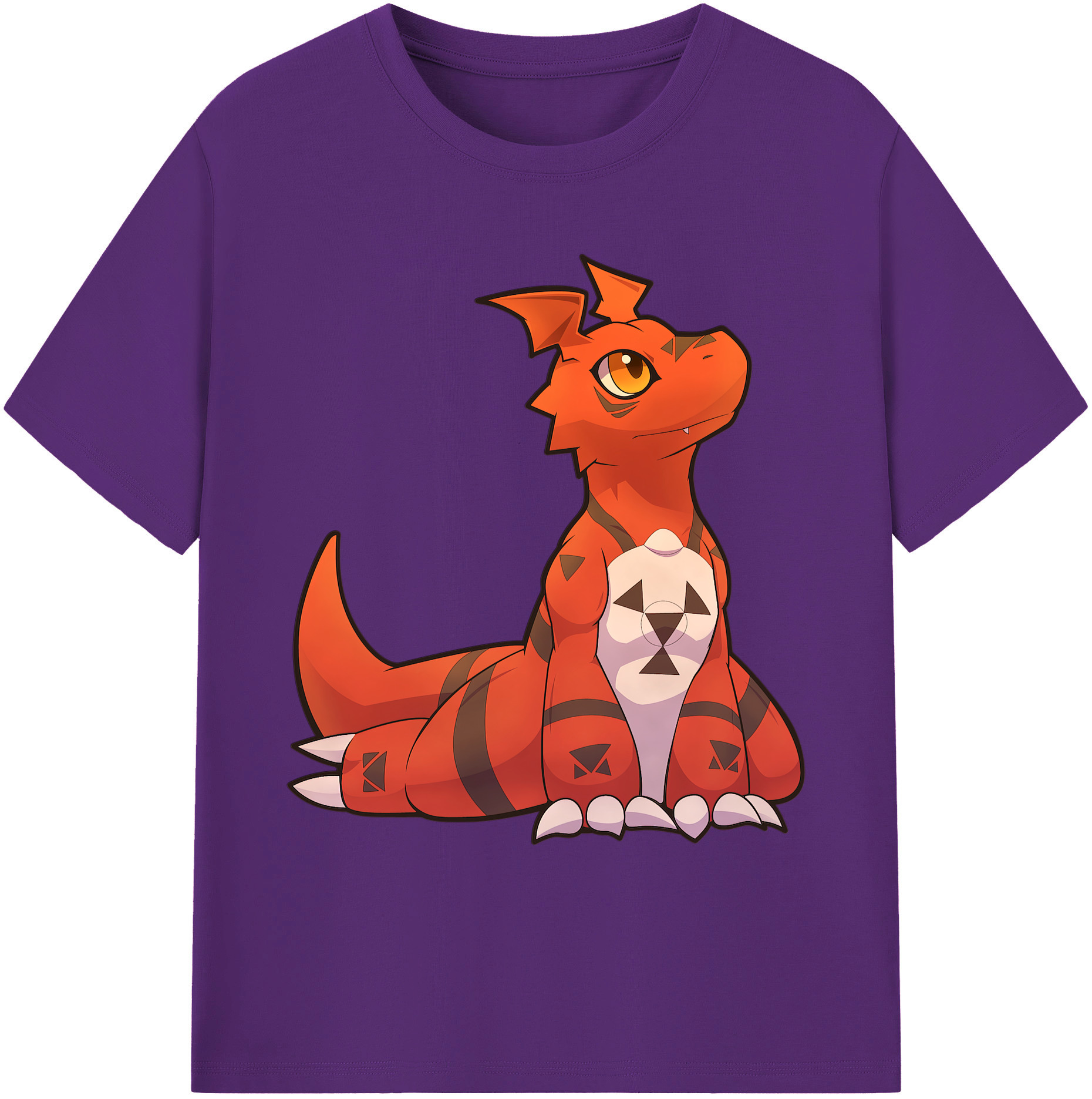 （画像用） Digimon デジタルモンスター/デジモン 綿100％ メンズ半袖Tシャツ｜肌触りやわらか＆通気性