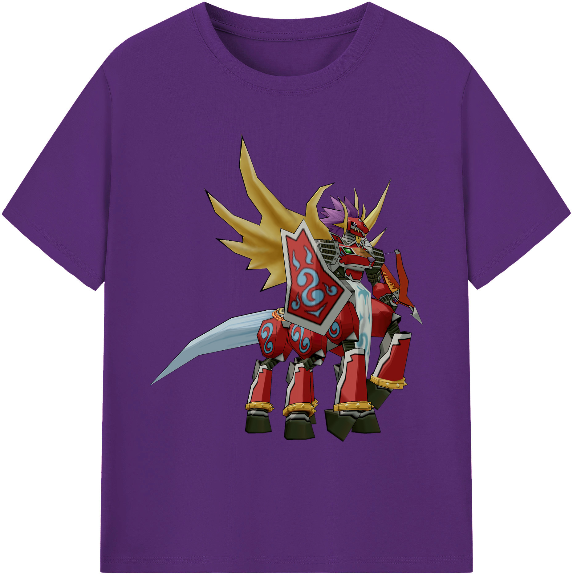 （画像用） Digimon デジタルモンスター/デジモン 綿100％ メンズ半袖Tシャツ｜肌触りやわらか＆通気性