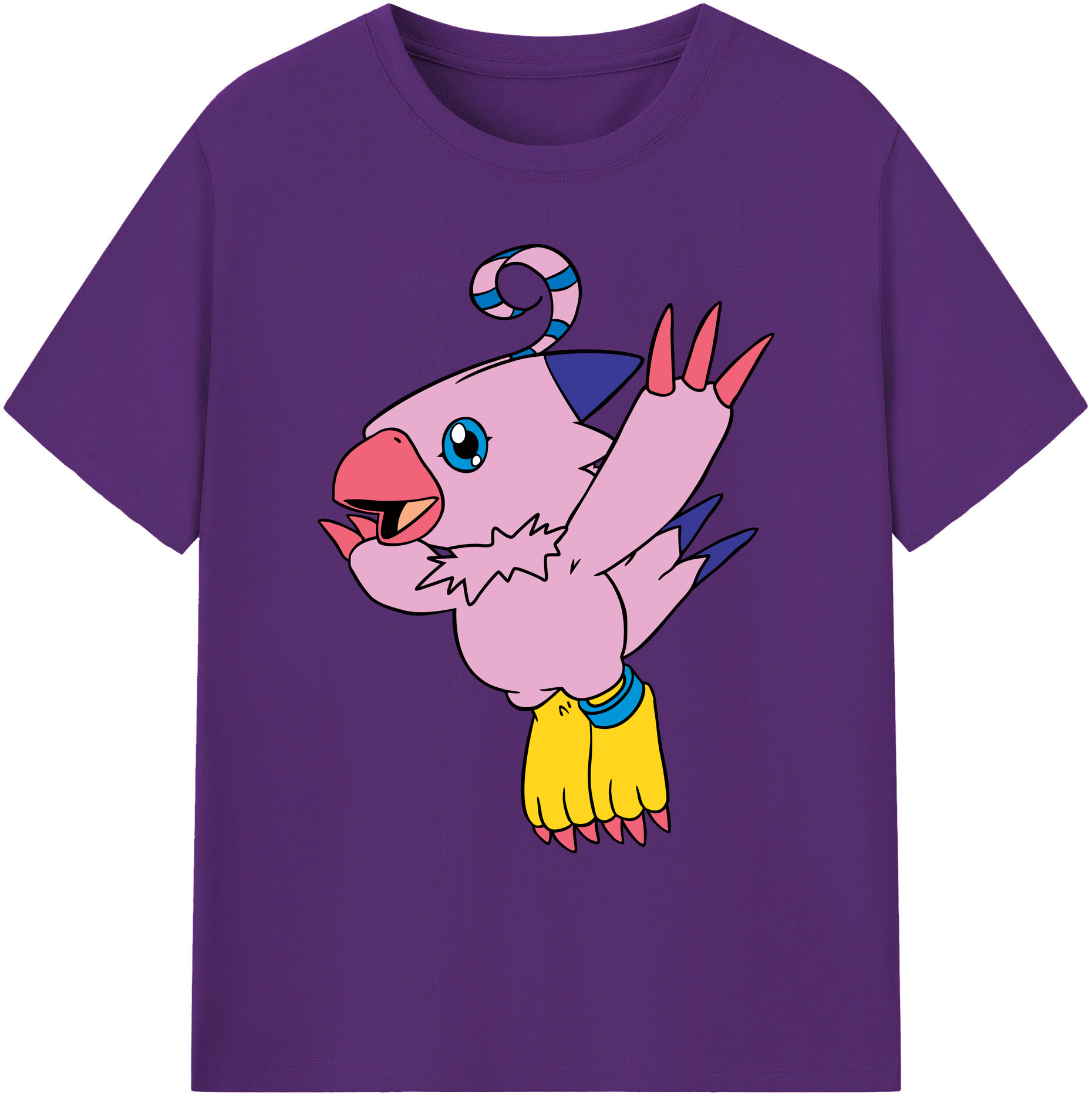 （画像用） Digimon デジタルモンスター/デジモン 綿100％ メンズ半袖Tシャツ｜肌触りやわらか＆通気性
