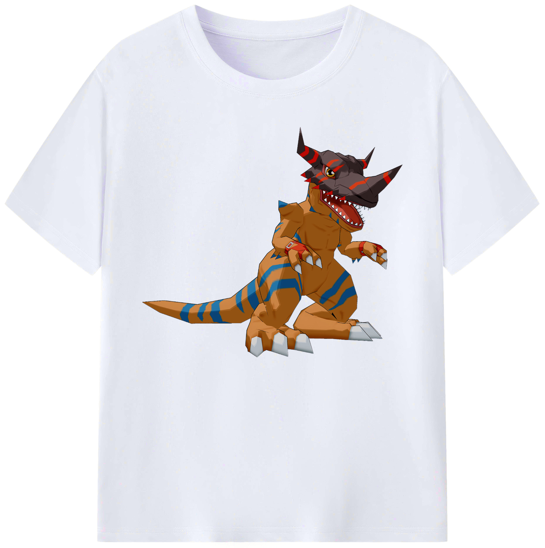 （画像用） Digimon デジタルモンスター/デジモン 綿100％ メンズ半袖Tシャツ｜肌触りやわらか＆通気性