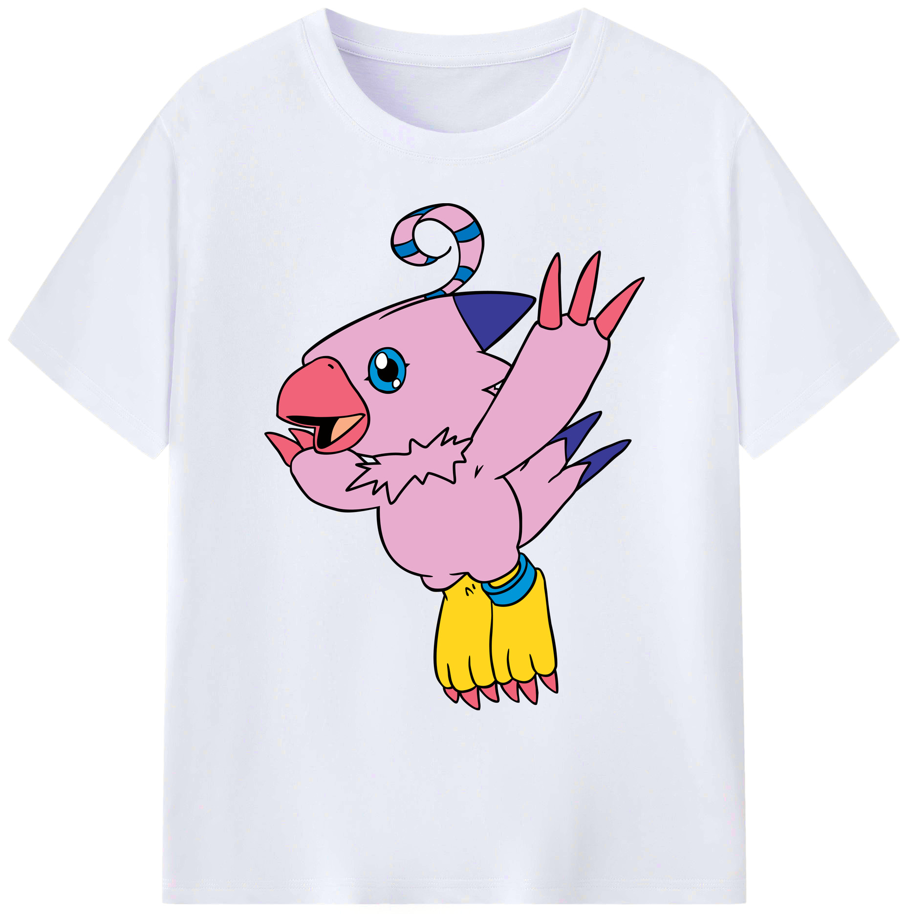 （画像用） Digimon デジタルモンスター/デジモン 綿100％ メンズ半袖Tシャツ｜肌触りやわらか＆通気性