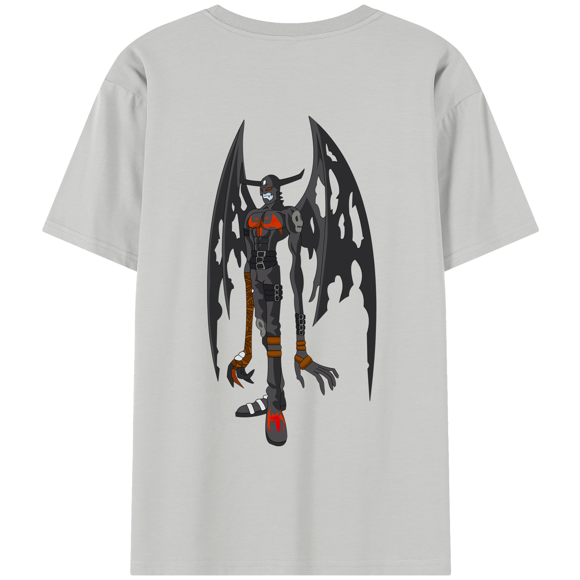 （画像用） Digimon デジタルモンスター/デジモン レディース半袖Tシャツ(バックプリント)