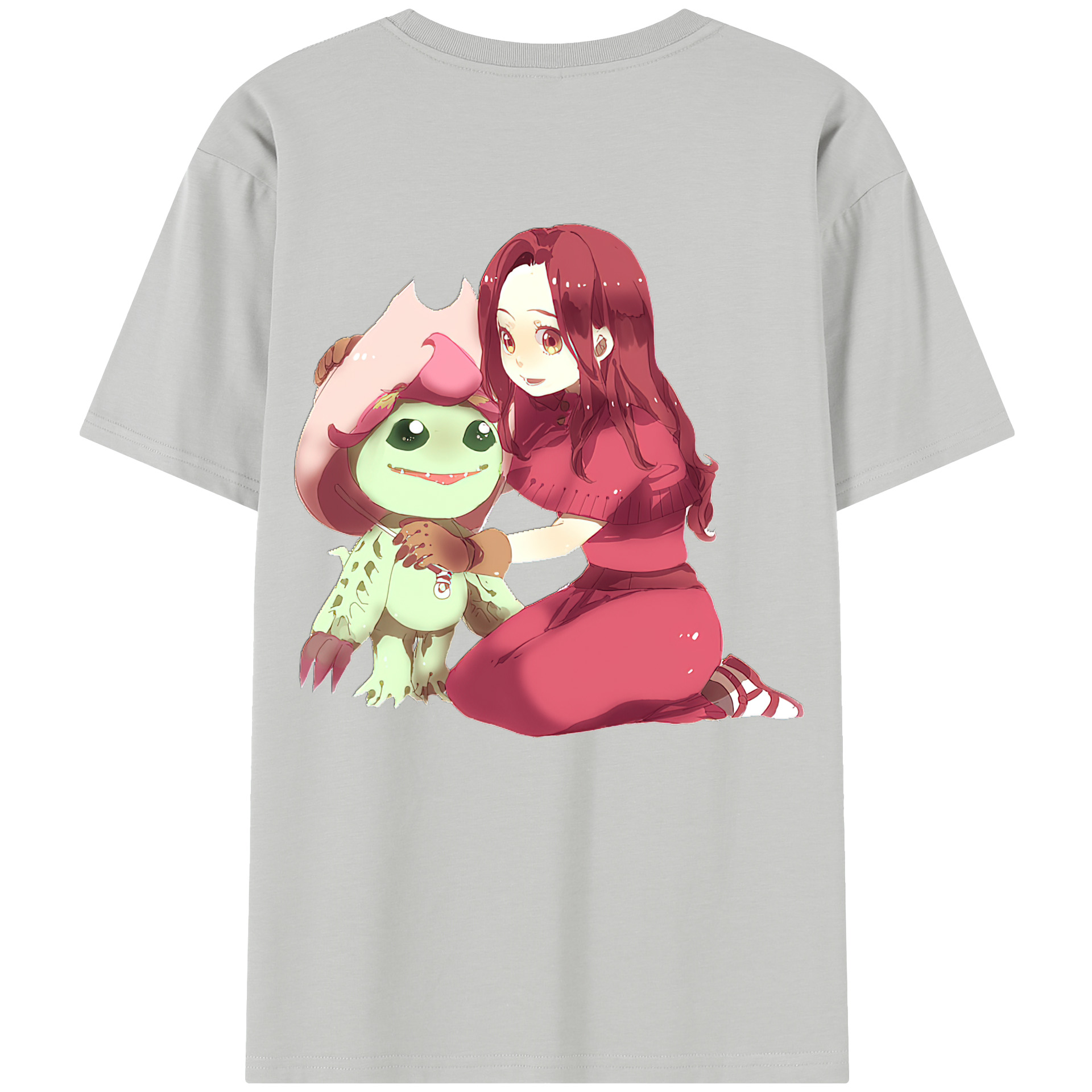 （画像用） Digimon デジタルモンスター/デジモン レディース半袖Tシャツ(バックプリント)