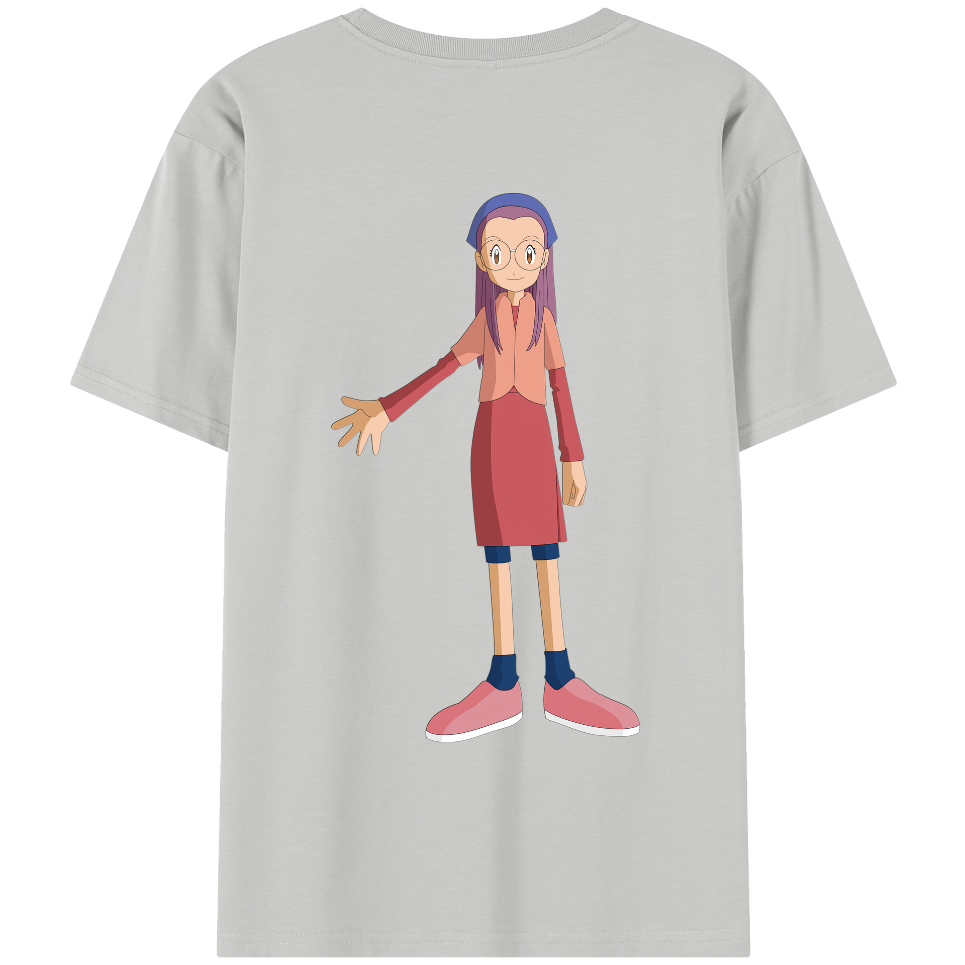 （画像用） Digimon デジタルモンスター/デジモン レディース半袖Tシャツ(バックプリント)
