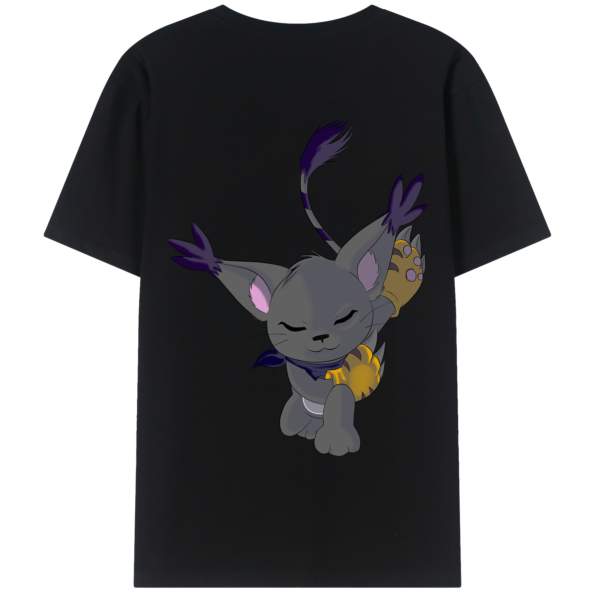 （画像用） Digimon デジタルモンスター/デジモン レディース半袖Tシャツ(バックプリント)