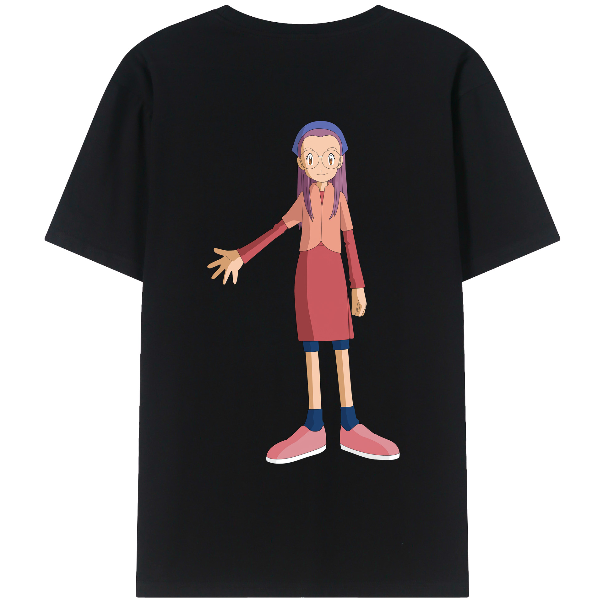 （画像用） Digimon デジタルモンスター/デジモン レディース半袖Tシャツ(バックプリント)