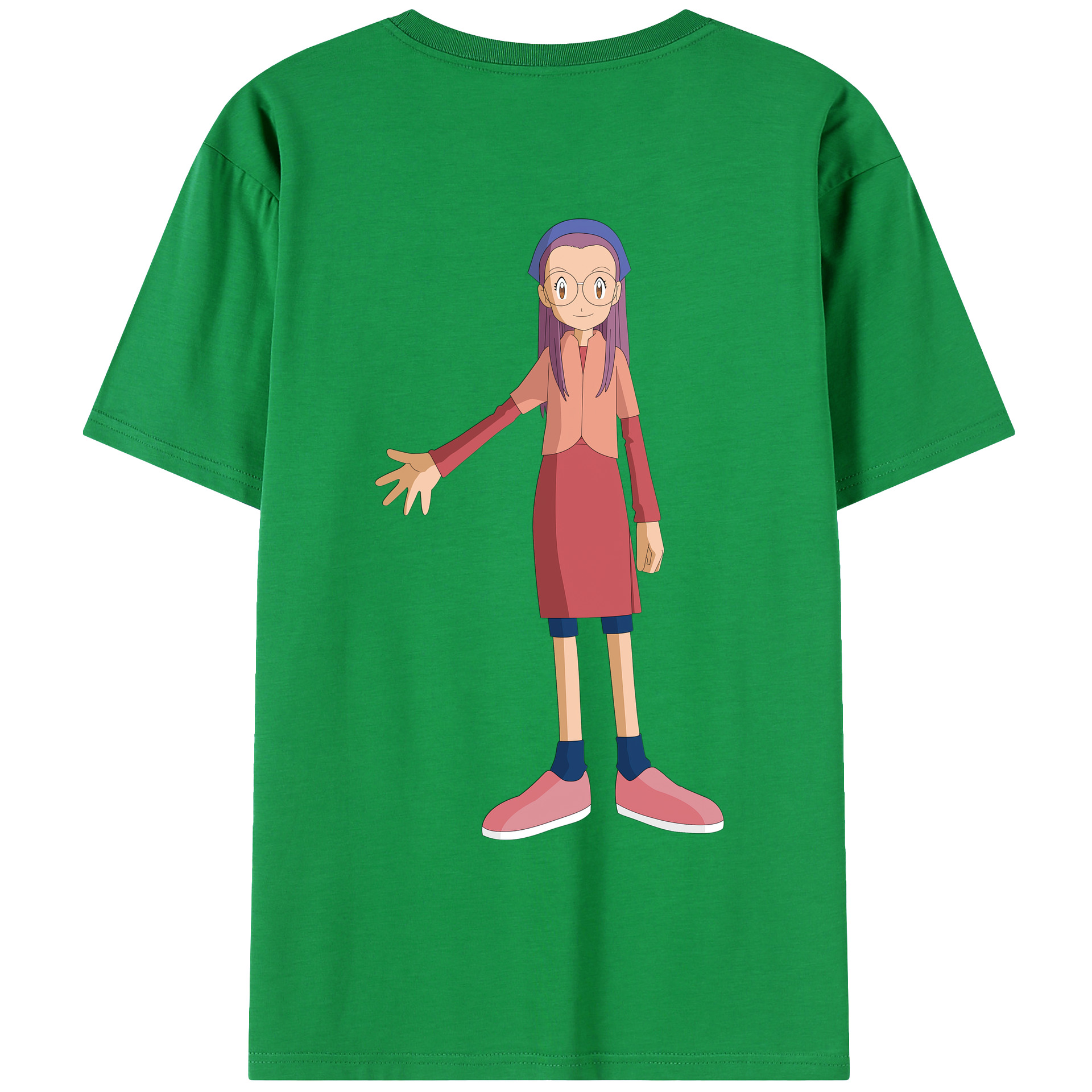 （画像用） Digimon デジタルモンスター/デジモン レディース半袖Tシャツ(バックプリント)