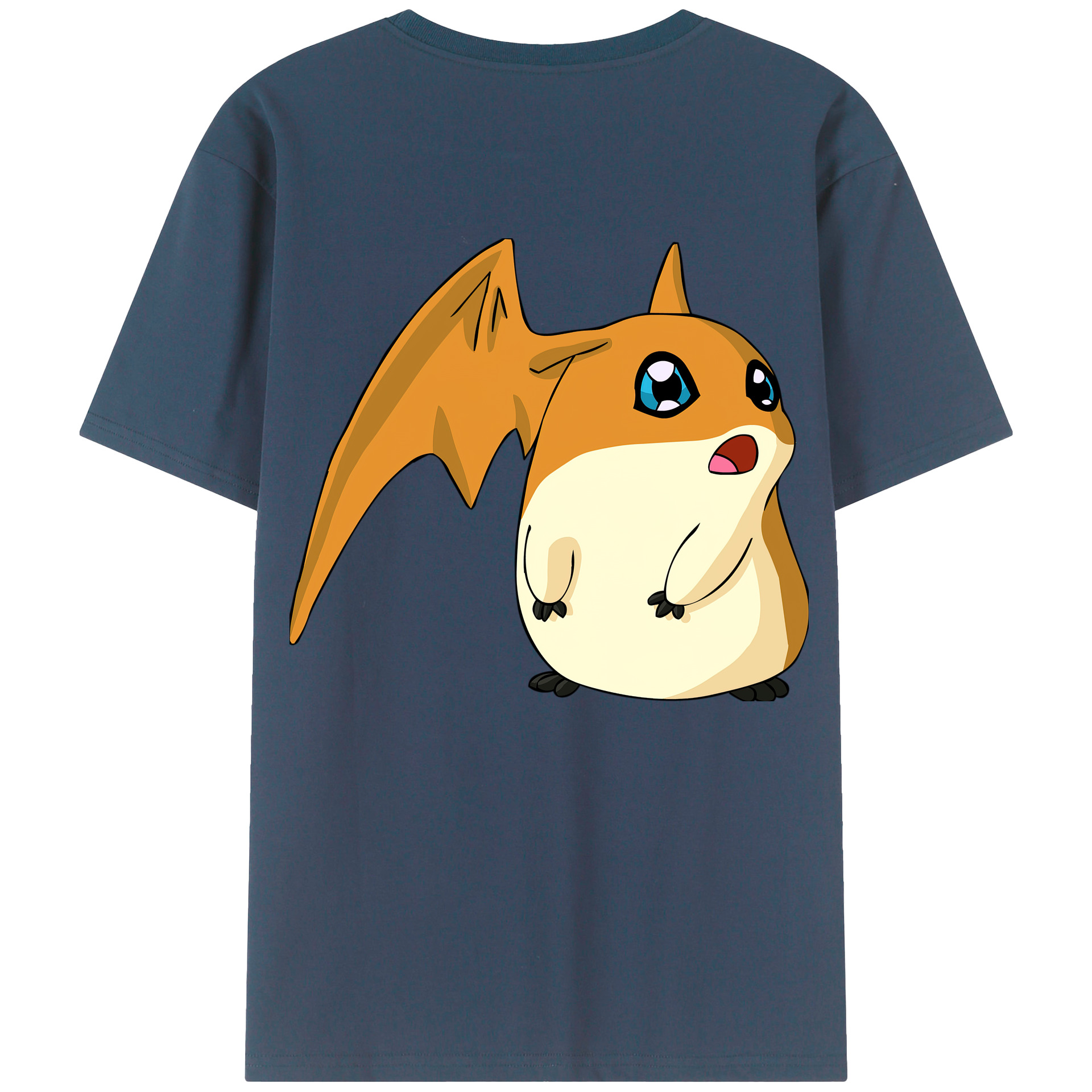 （画像用） Digimon デジタルモンスター/デジモン レディース半袖Tシャツ(バックプリント)