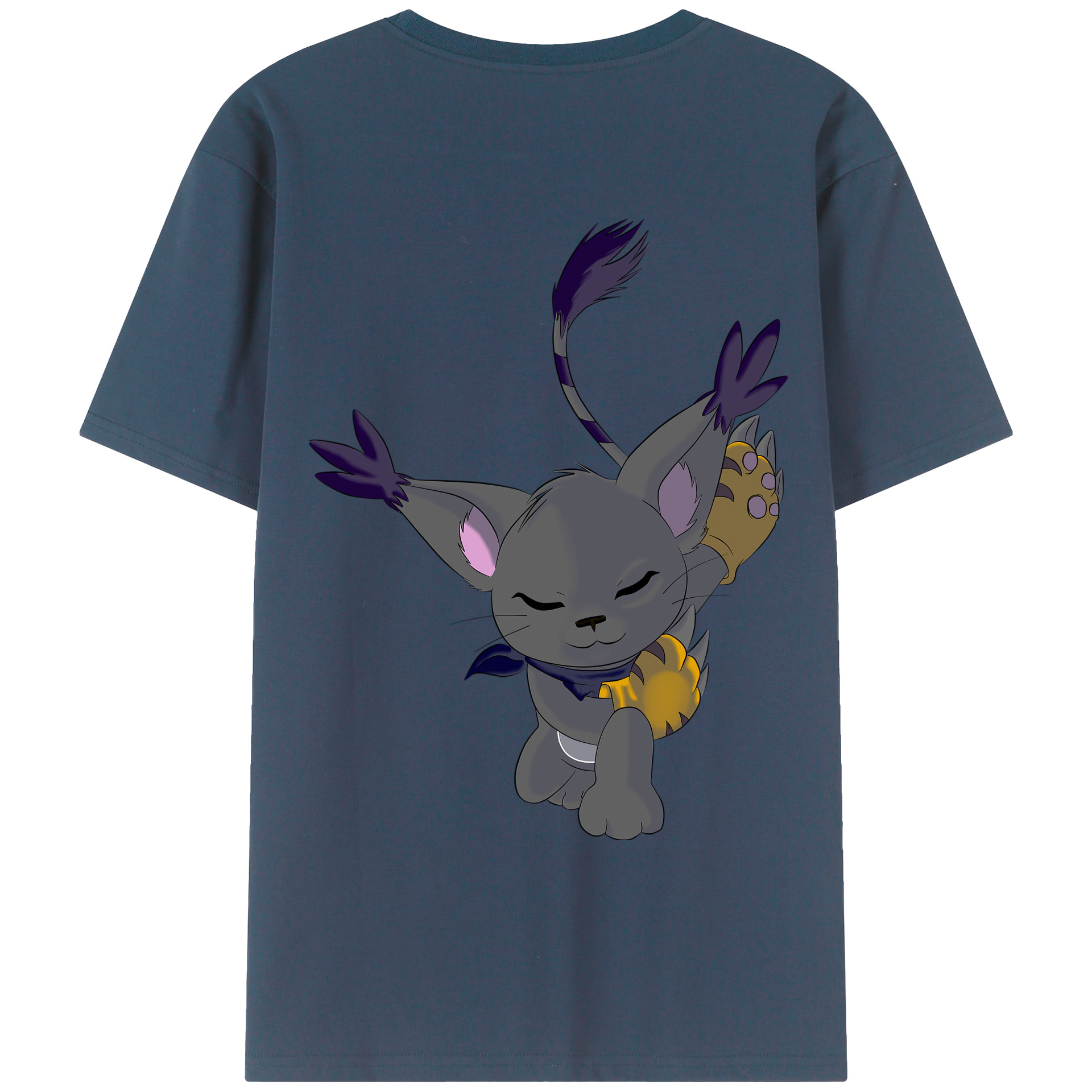 （画像用） Digimon デジタルモンスター/デジモン レディース半袖Tシャツ(バックプリント)